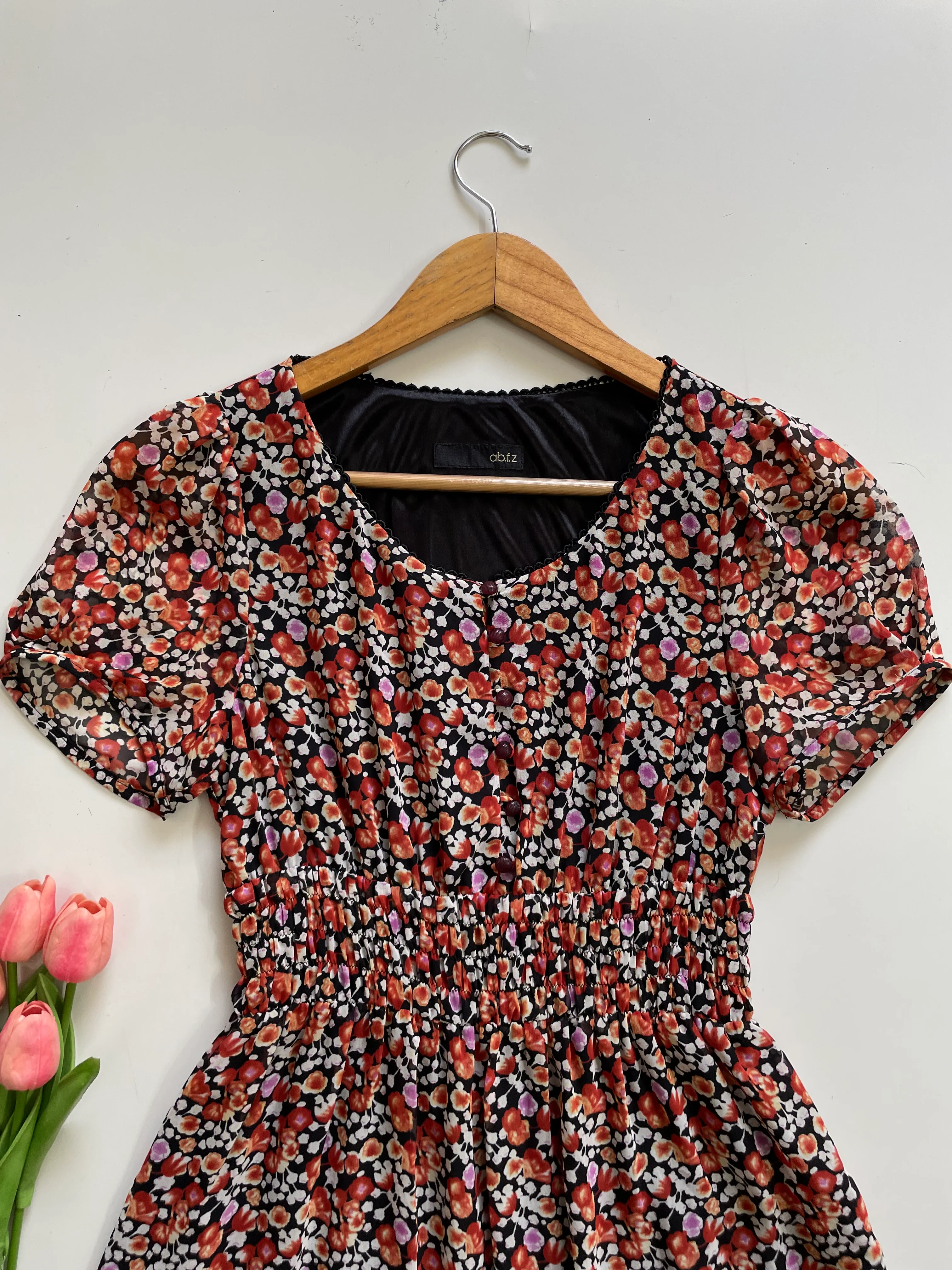 AB.F.Z PRINTED DRESS - BUST 30 TO 32 - Image 2