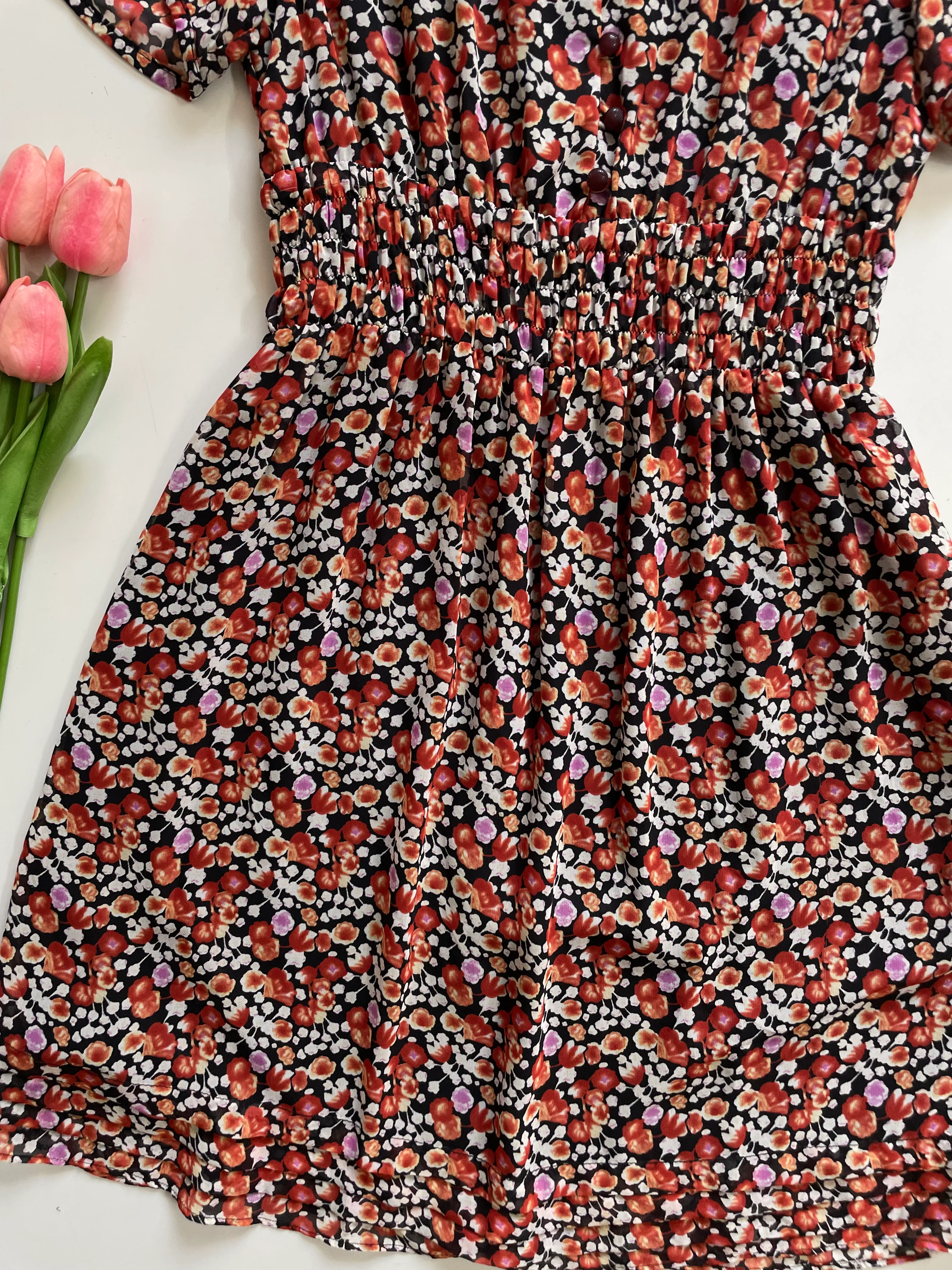 AB.F.Z PRINTED DRESS - BUST 30 TO 32 - Image 3