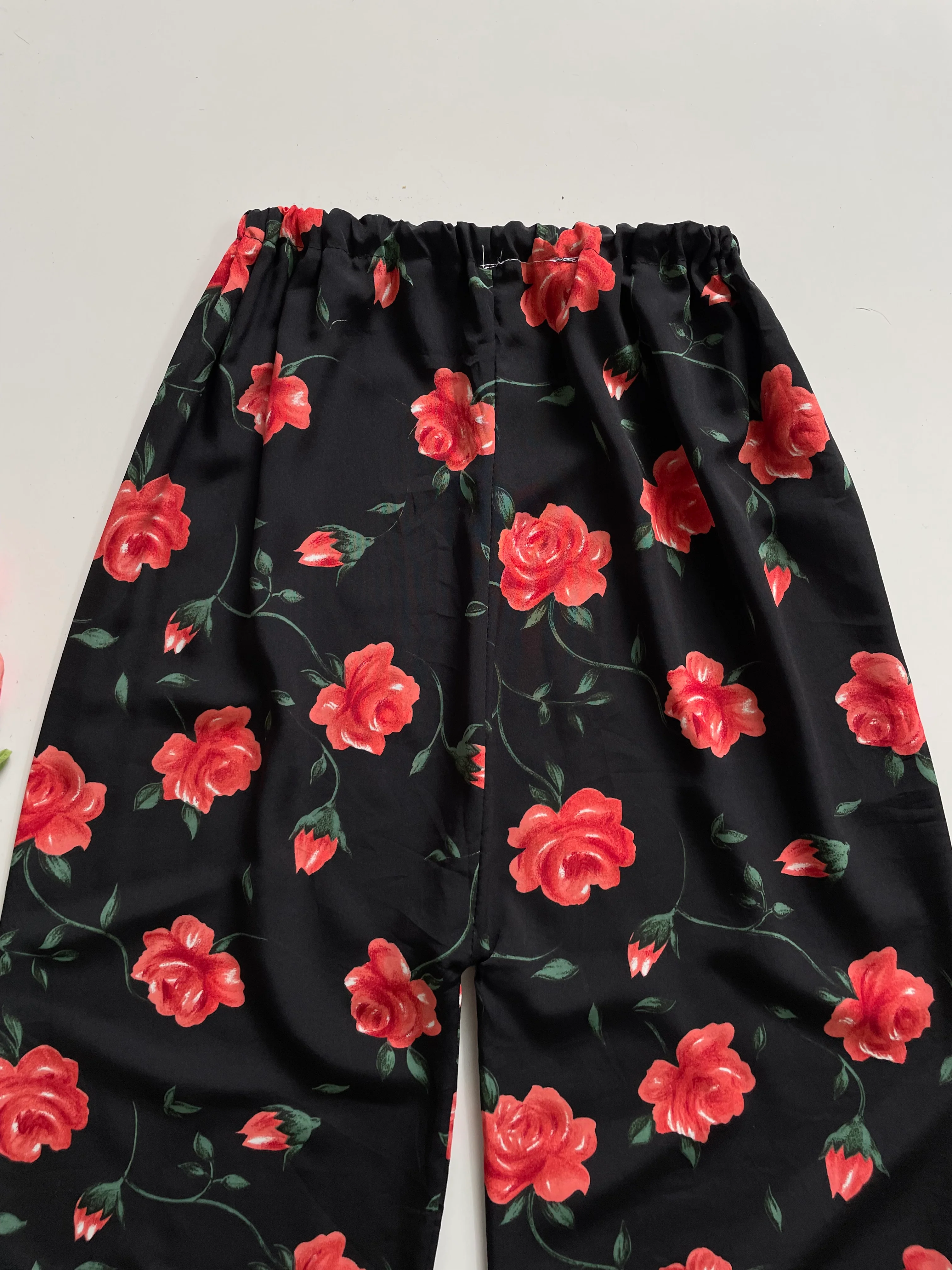 BLACK ROSE PANTS - WAIST 26 TO 30 - Image 2