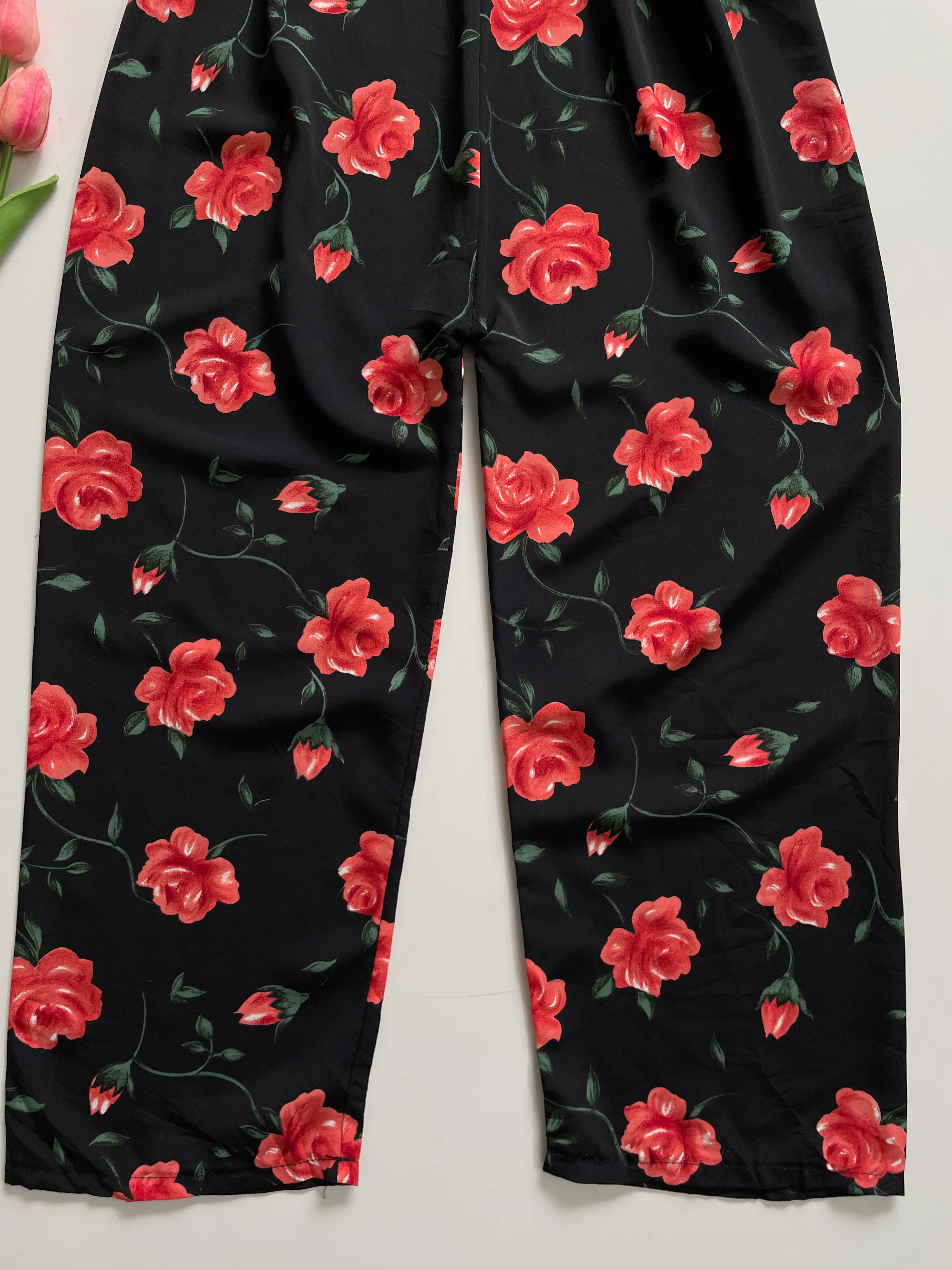 BLACK ROSE PANTS - WAIST 26 TO 30 - Image 3