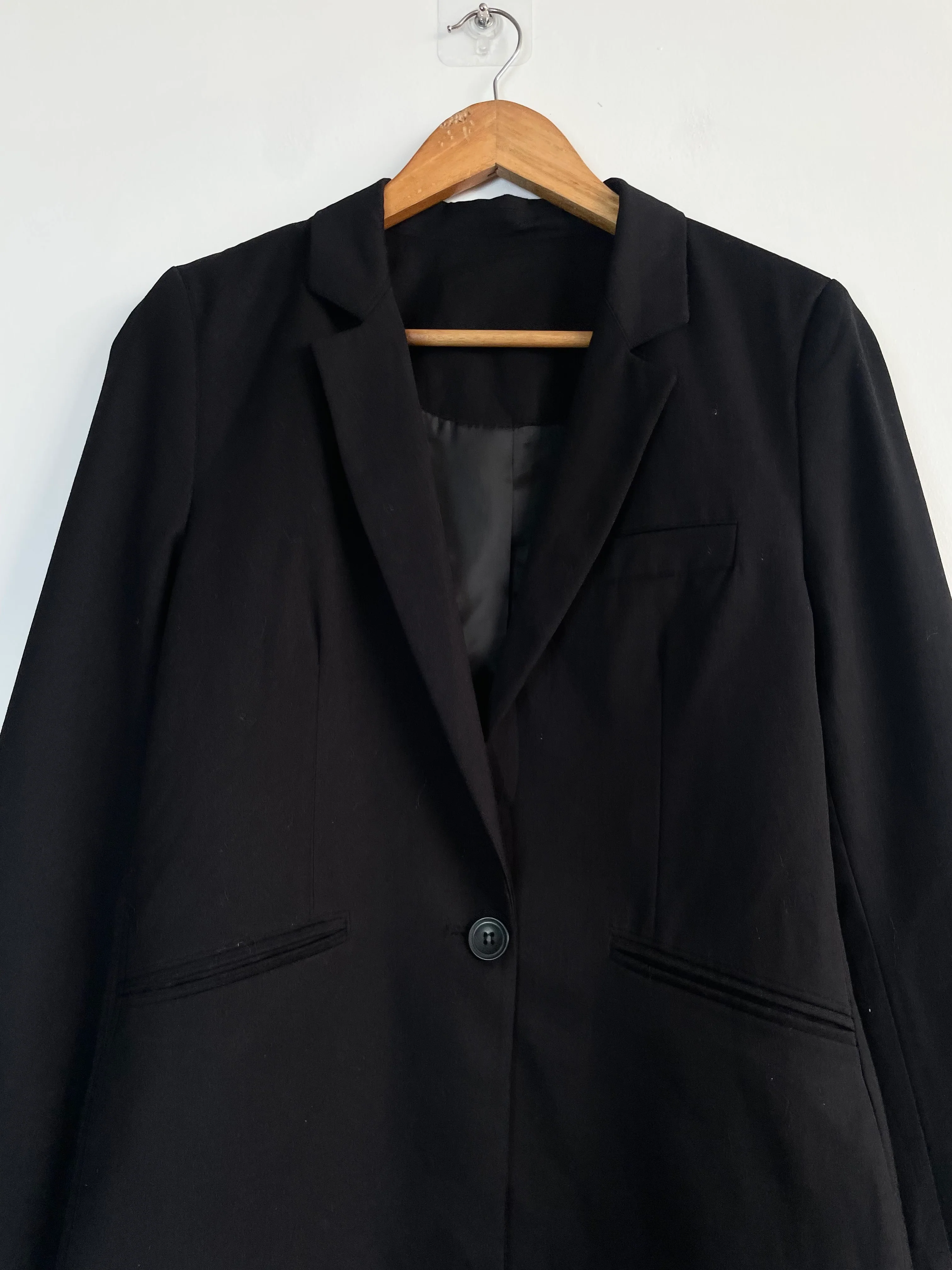 Black Vintage Blazer-Bust 38 - Image 3
