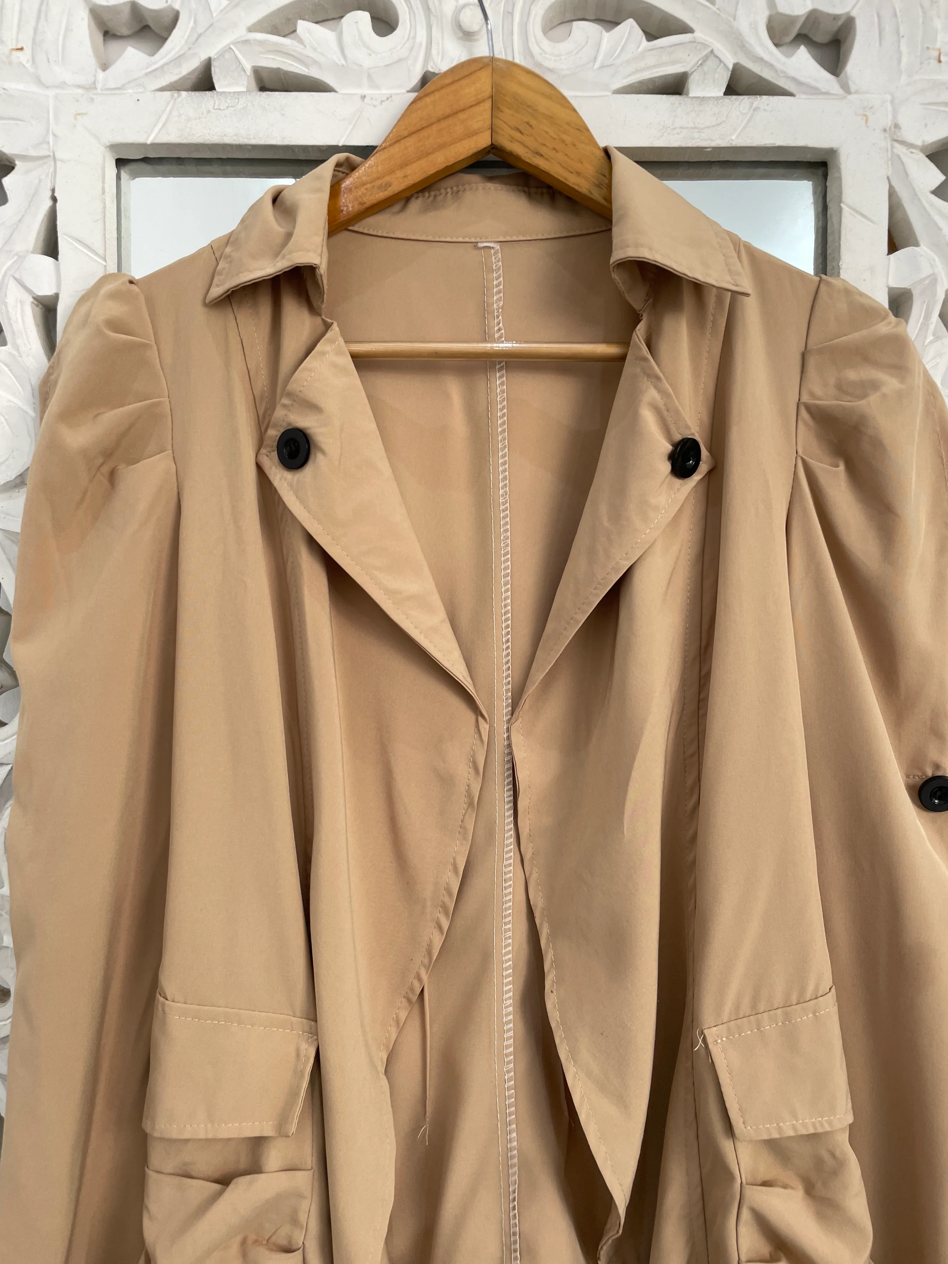 Beige Blazer-Bust 32 - Image 2