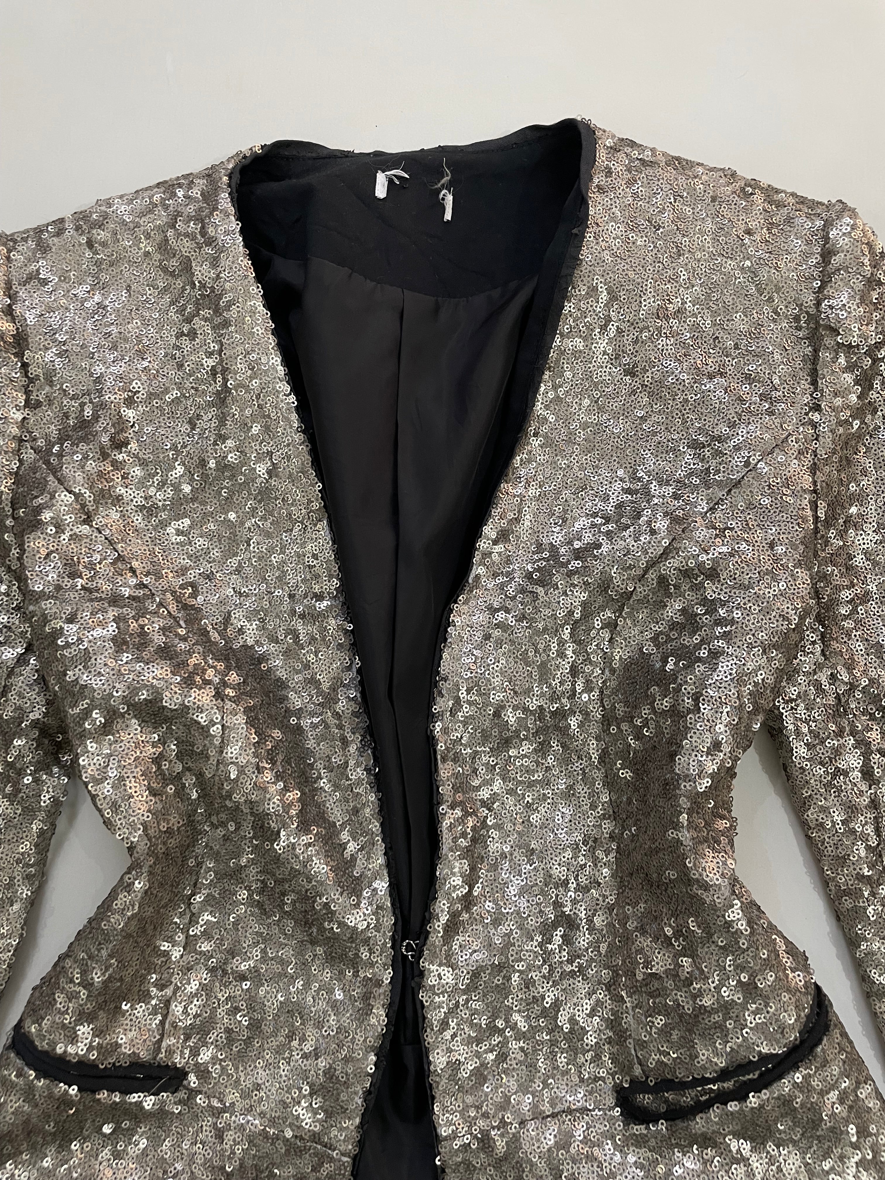 Sequin Blazer-Bust 36 - Image 2