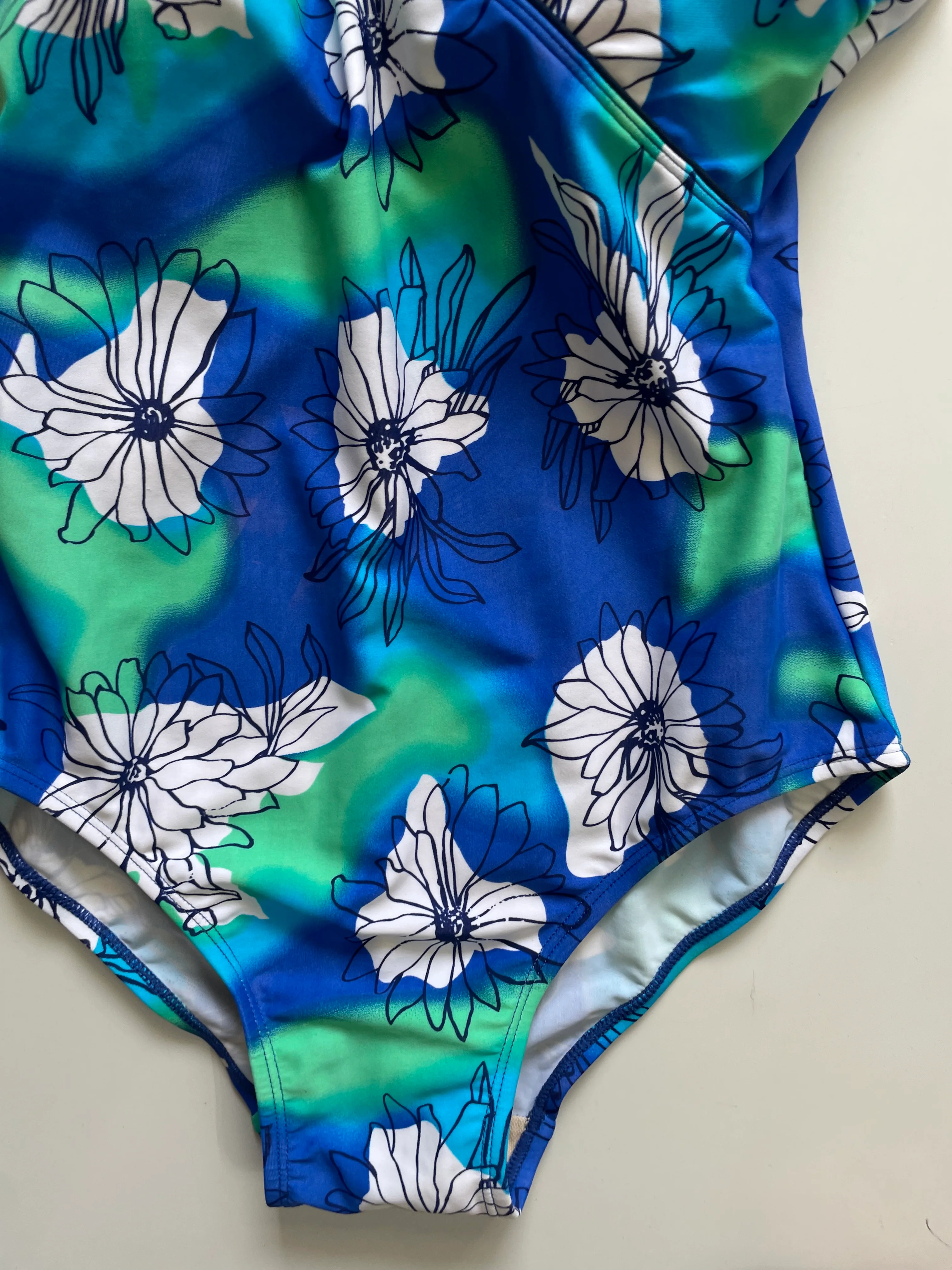 BLUE HUES FLORAL SWIMWEAR - BUST 32 TO 34 - Image 3