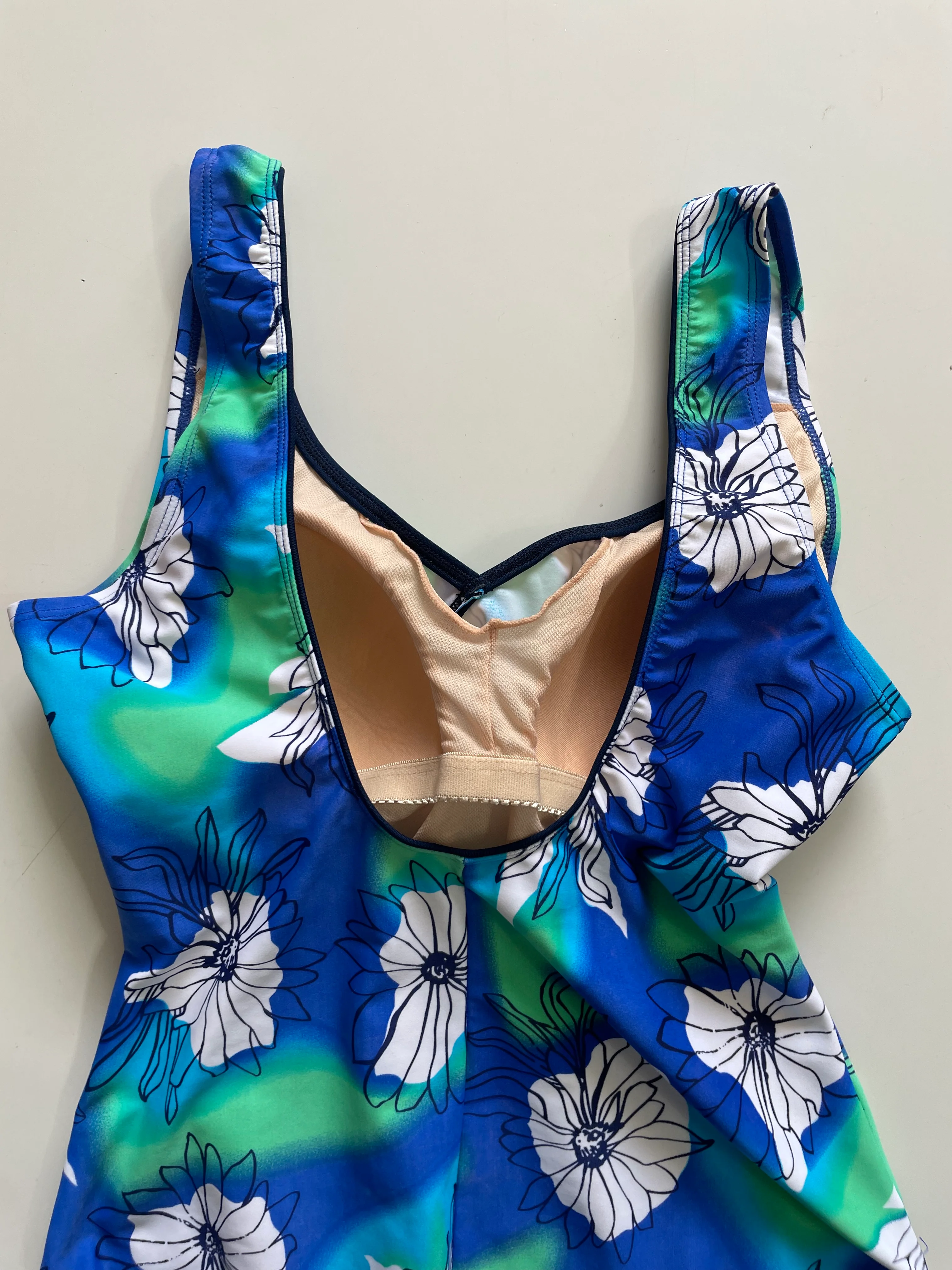 BLUE HUES FLORAL SWIMWEAR - BUST 32 TO 34 - Image 4