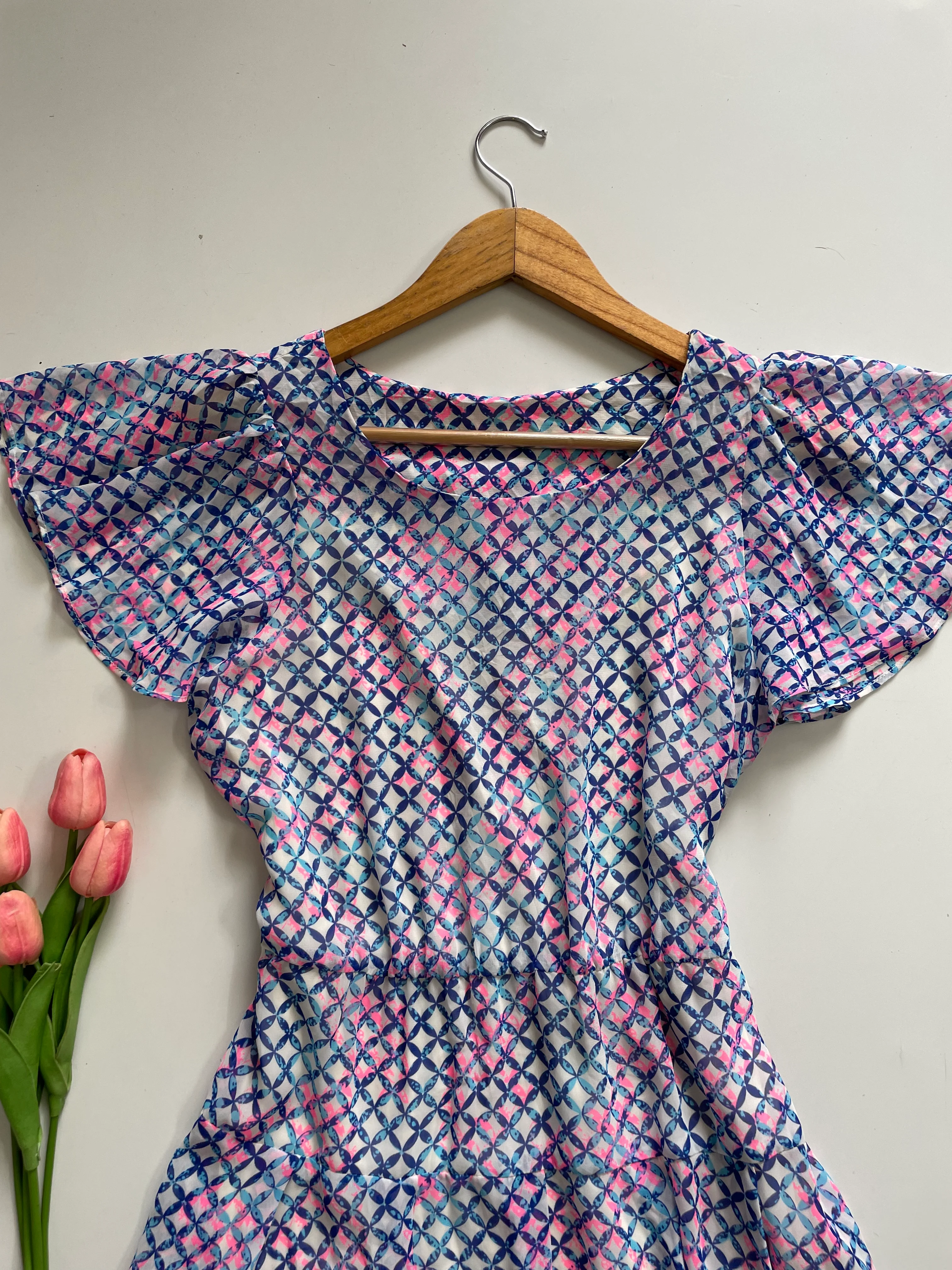 SOFT PRINTED DRESS - BUST 34 - Image 2