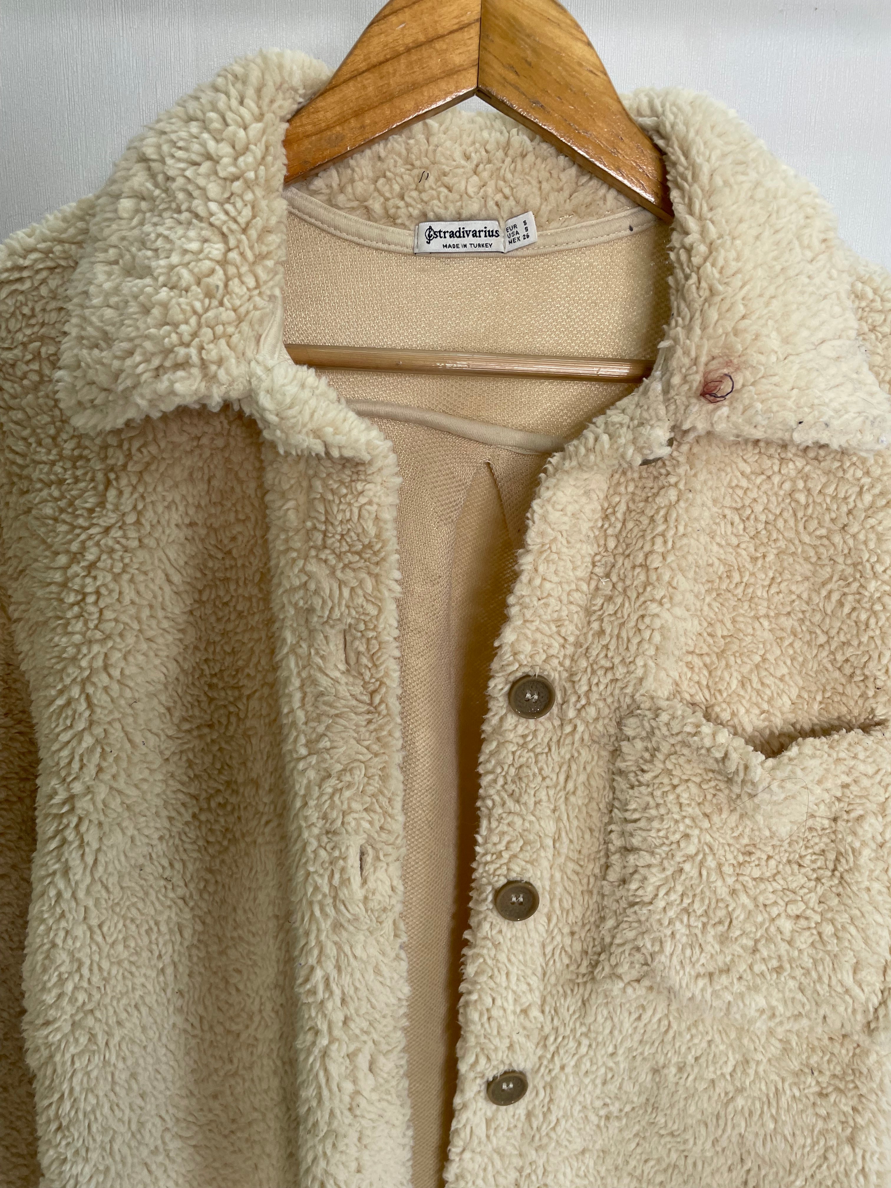Stradivarius Fur Shacket - Bust 38 - Image 2