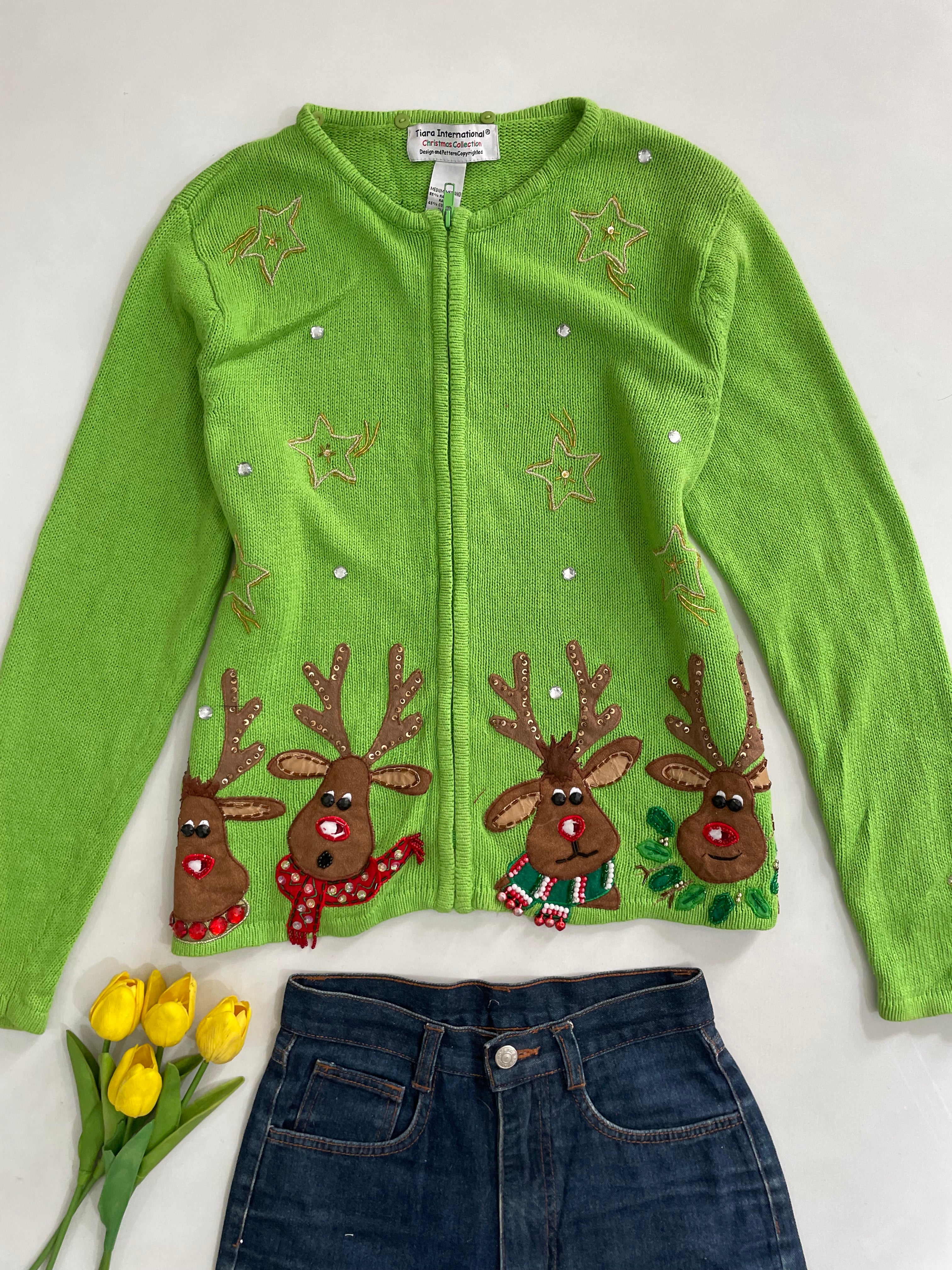Tiara Christmas Sweater-Bust 40
