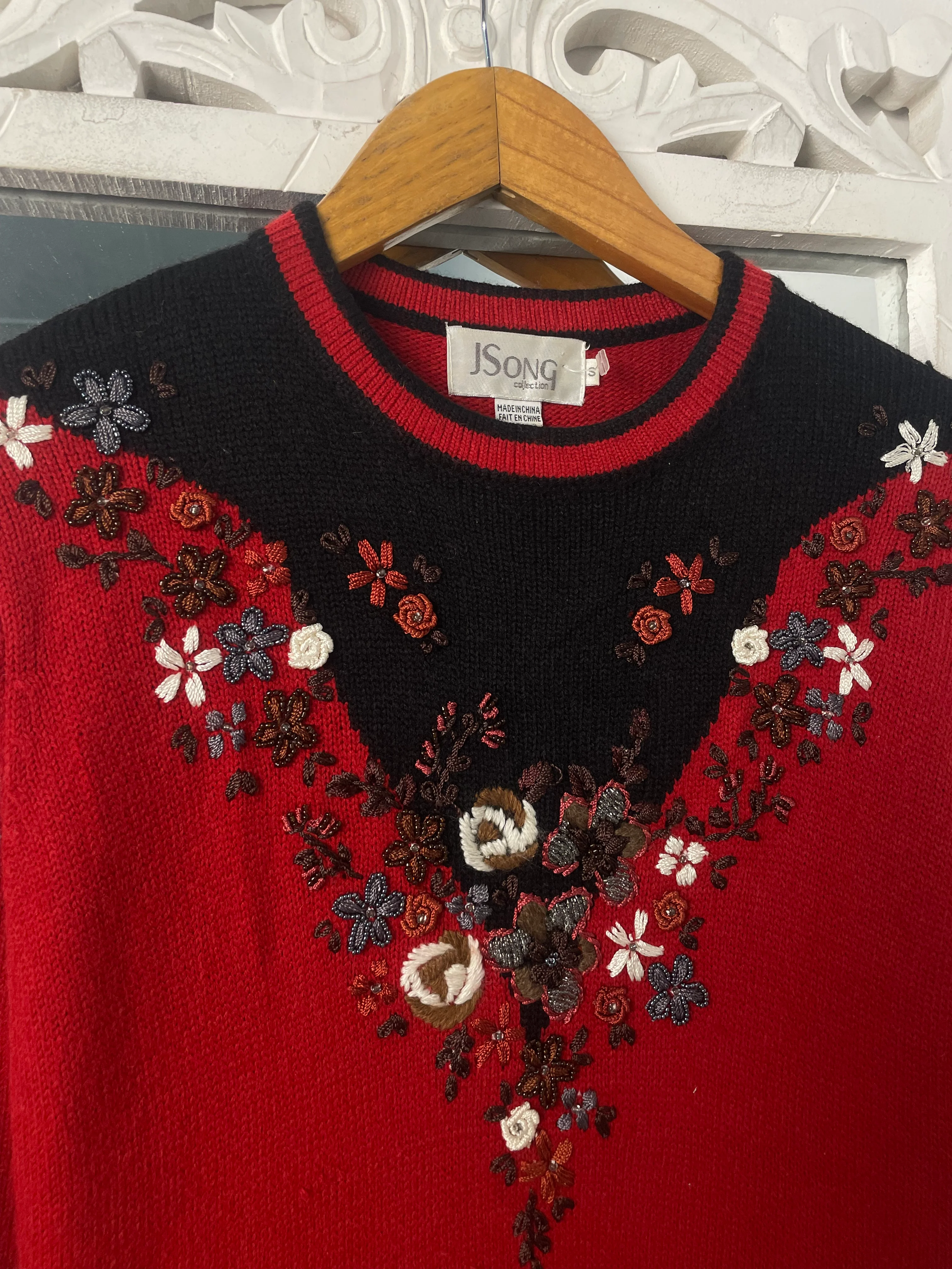 JSong Embroidered Sweater-Bust 34 - Image 2