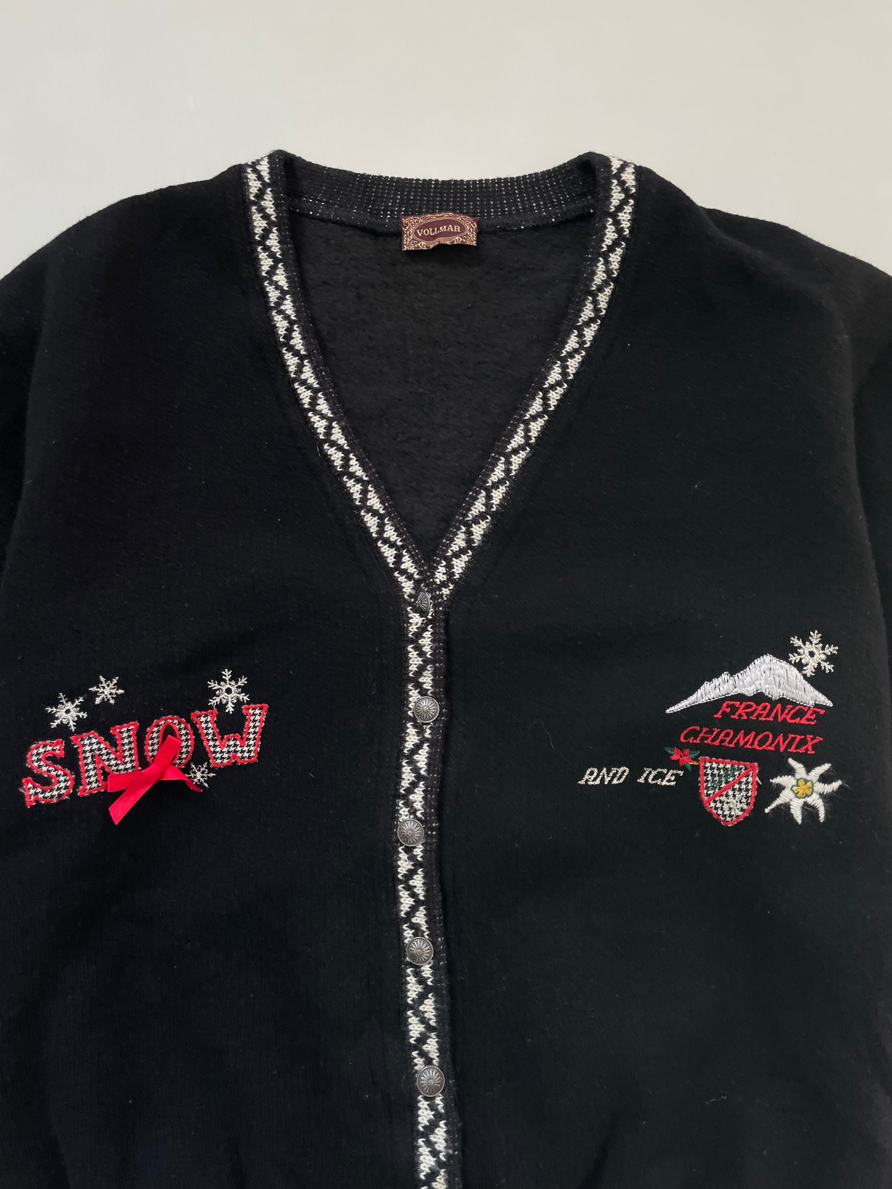 Vollmar Inner Fleece Embroidered Christmas Sweater-Bust 44 - Image 2