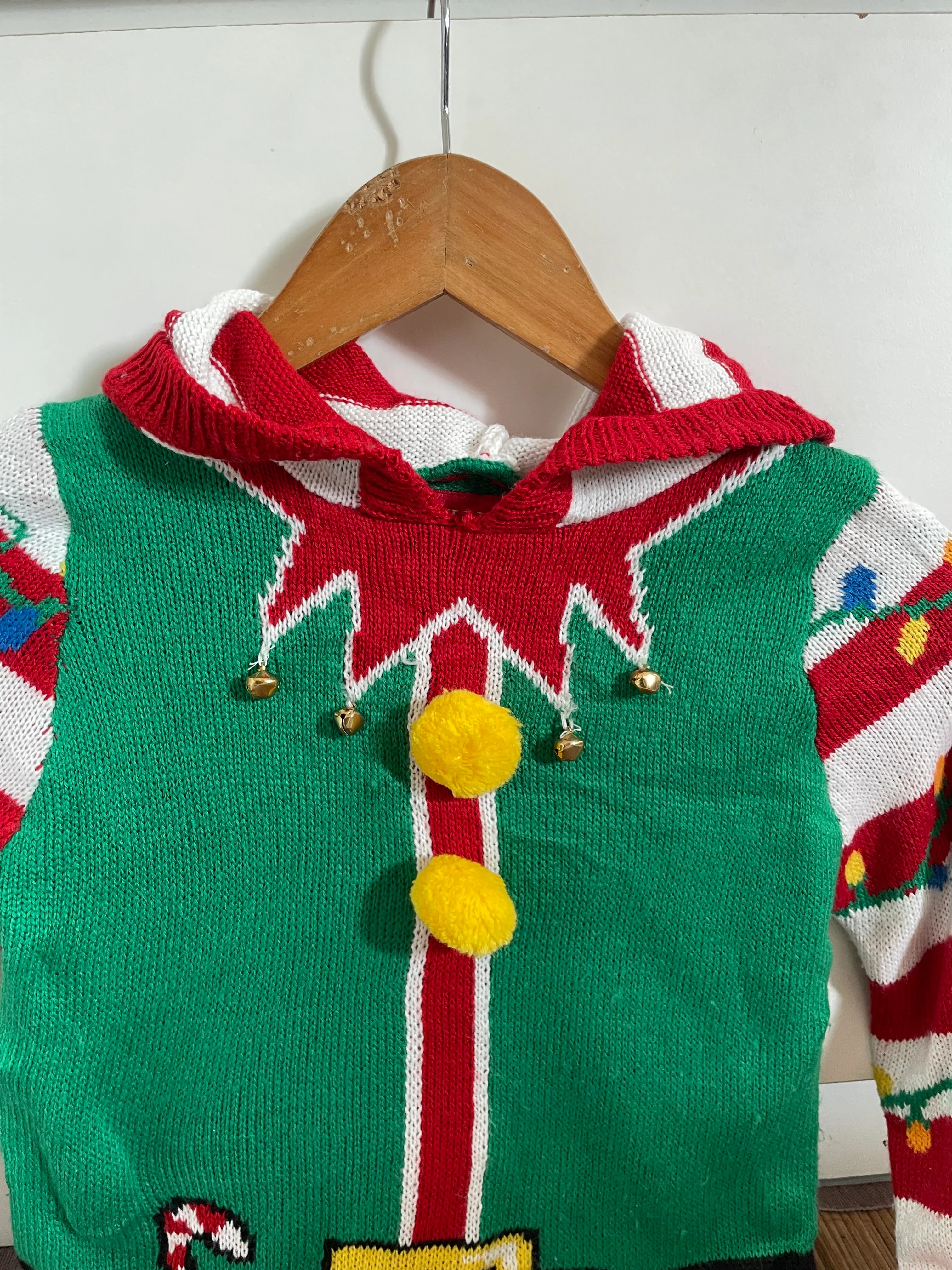 Kids' Hooded Christmas Sweater-Chest 26 - Image 2