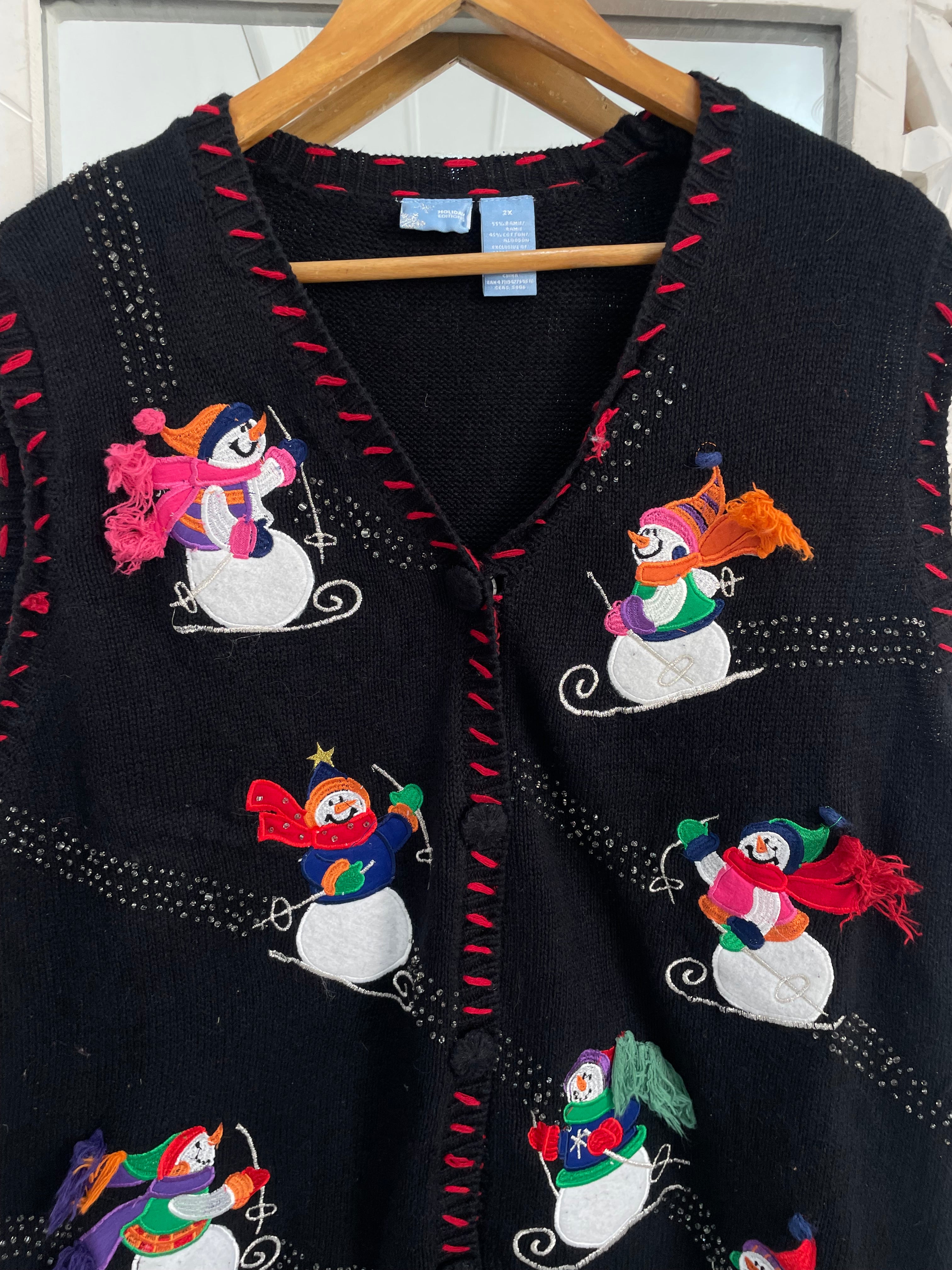 Christmas Sweater Vest-Bust 50 - Image 2