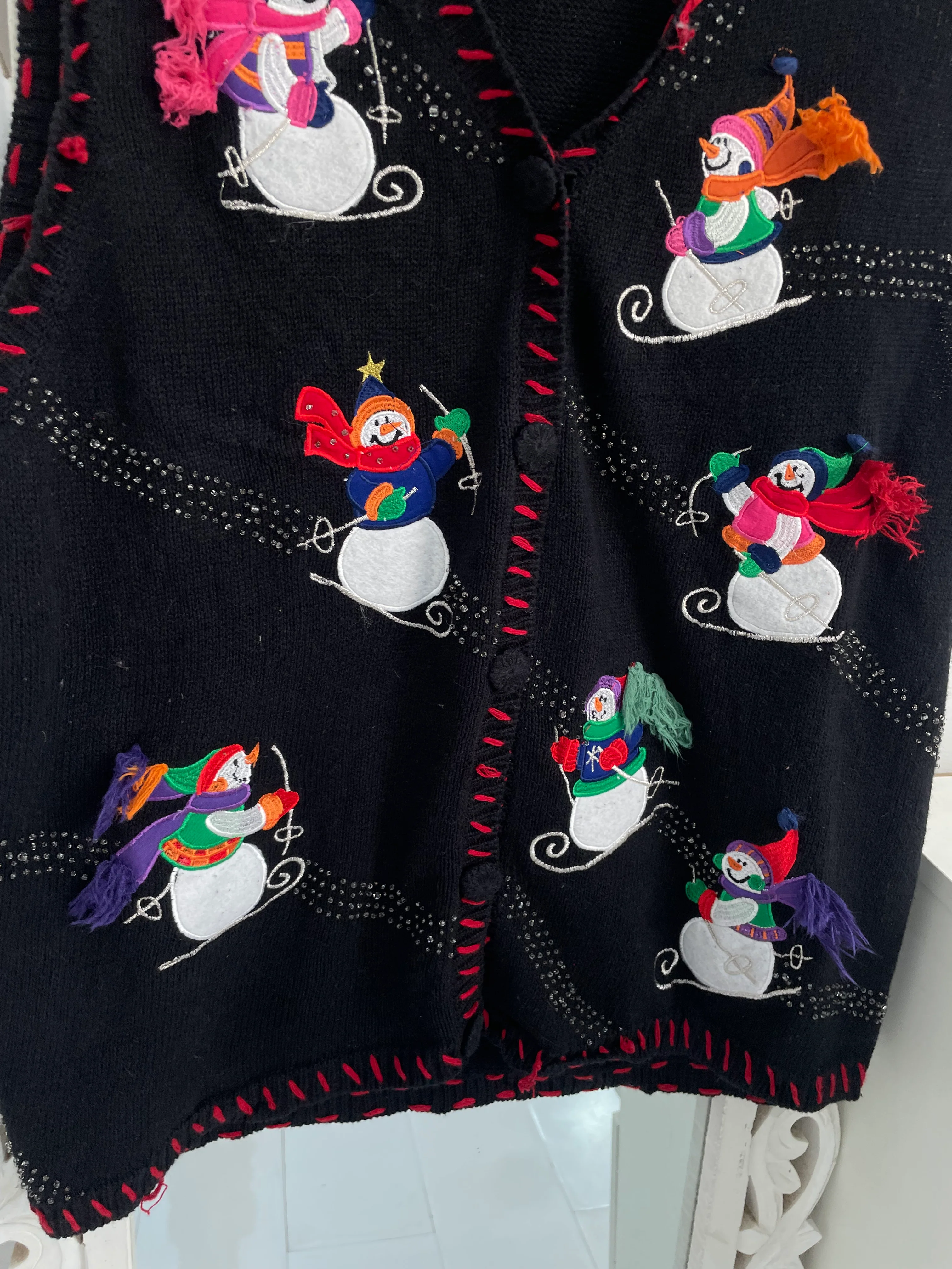 Christmas Sweater Vest-Bust 50 - Image 3