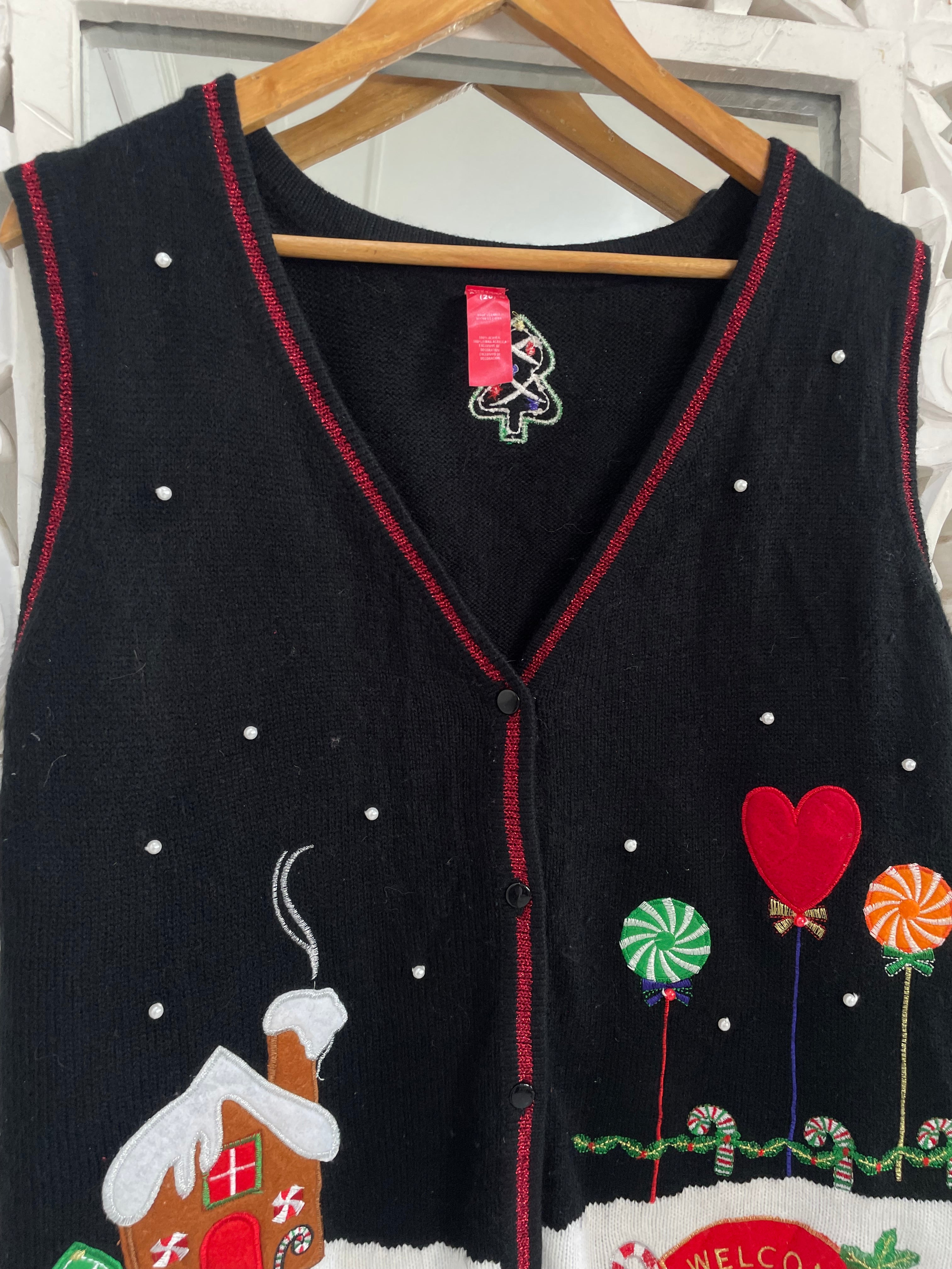 Christmas Sweater Vest-Bust 46 - Image 2