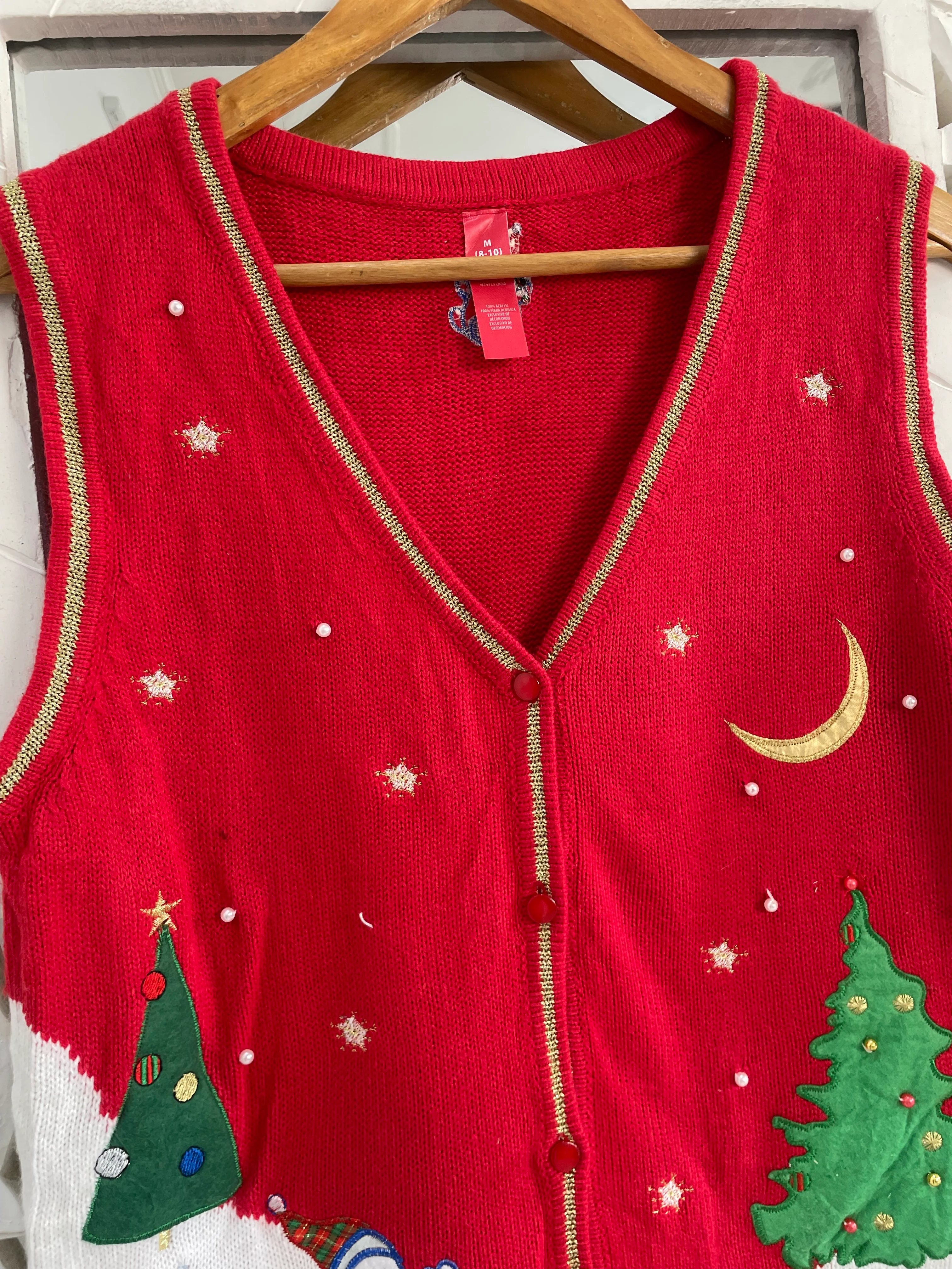 Christmas Sweater Vest-Bust 38 - Image 2