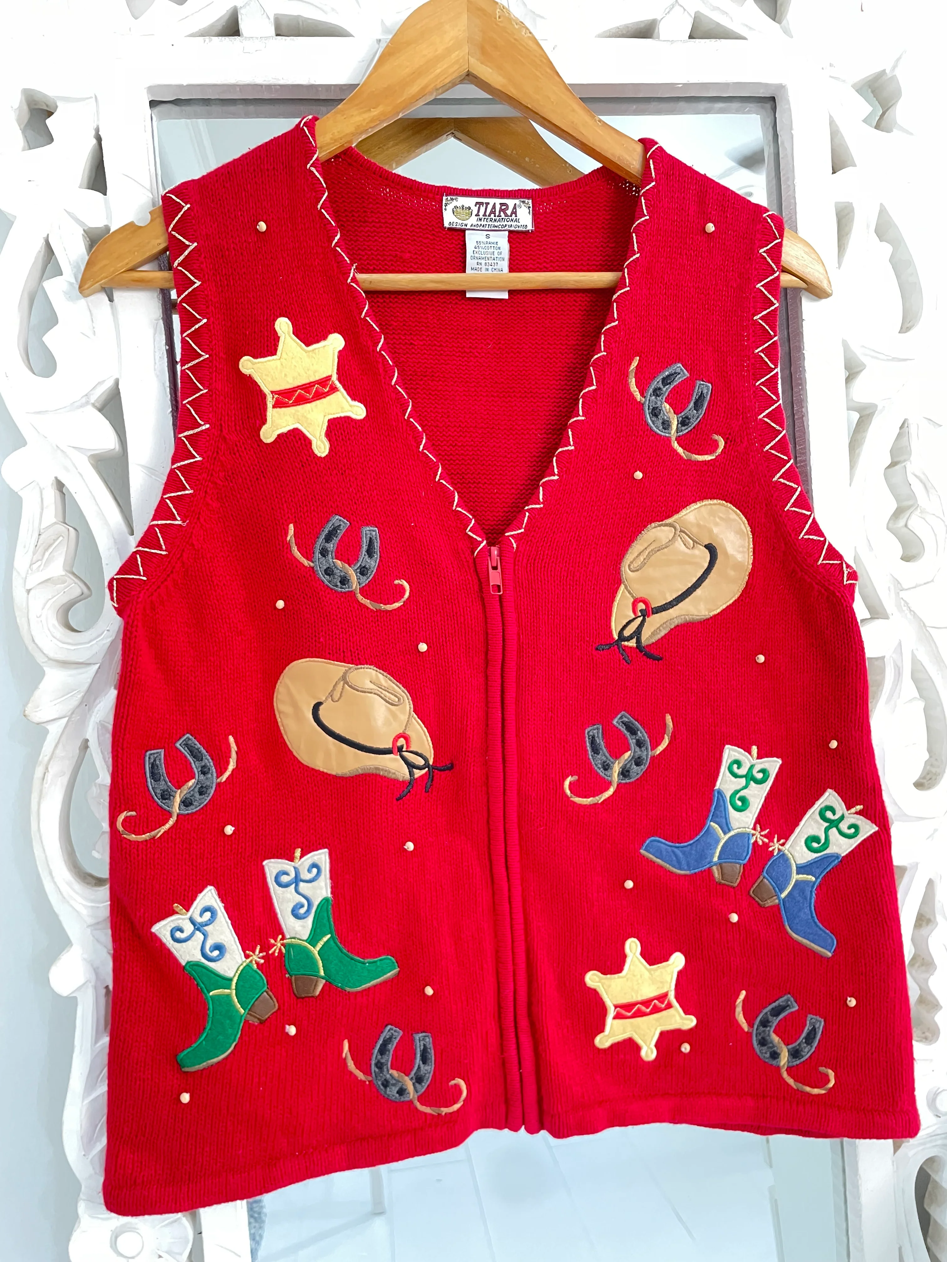 Tiara Sweater Vest-Bust 36