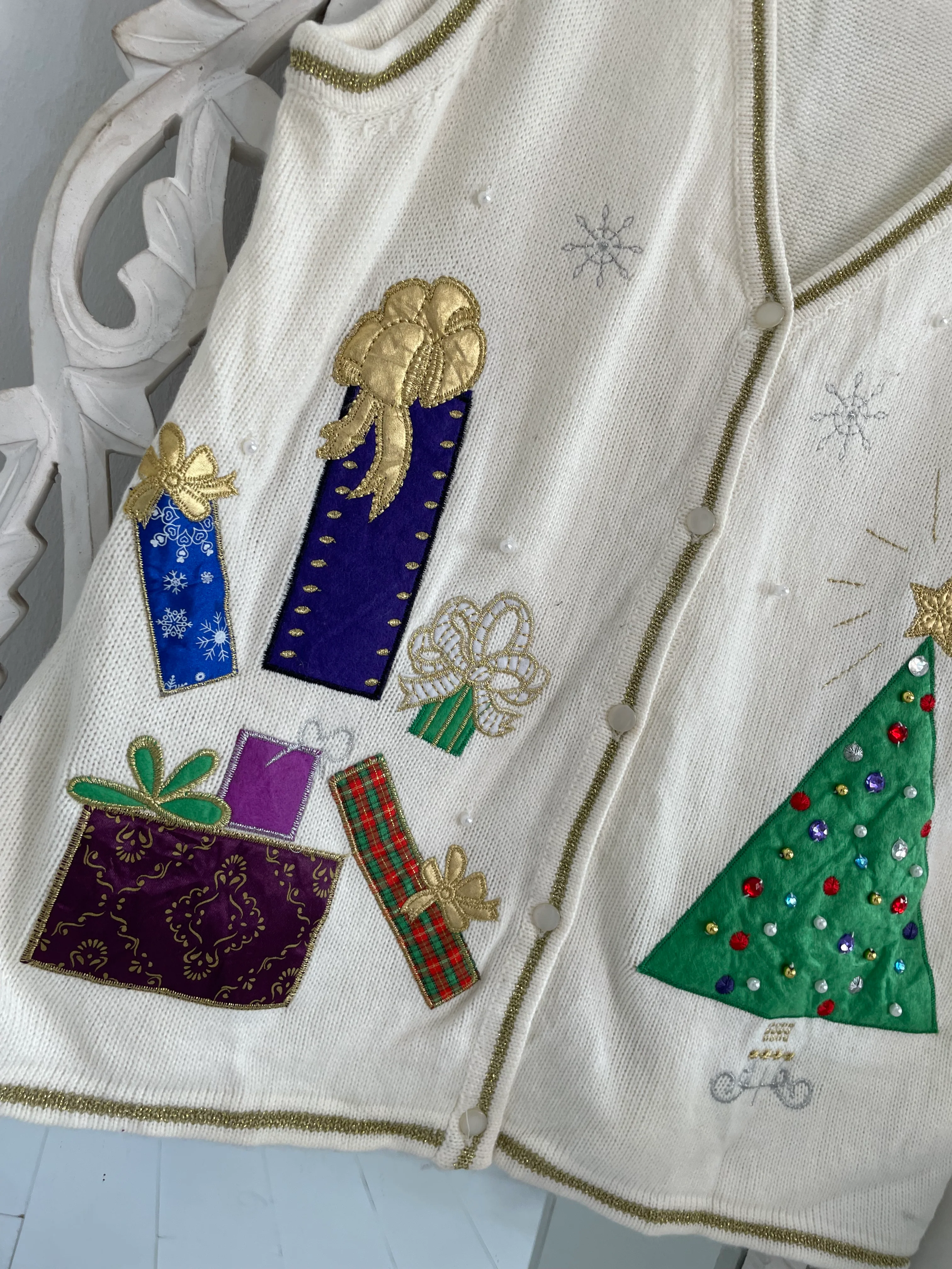 Christmas Sweater Vest-Bust 40 - Image 3