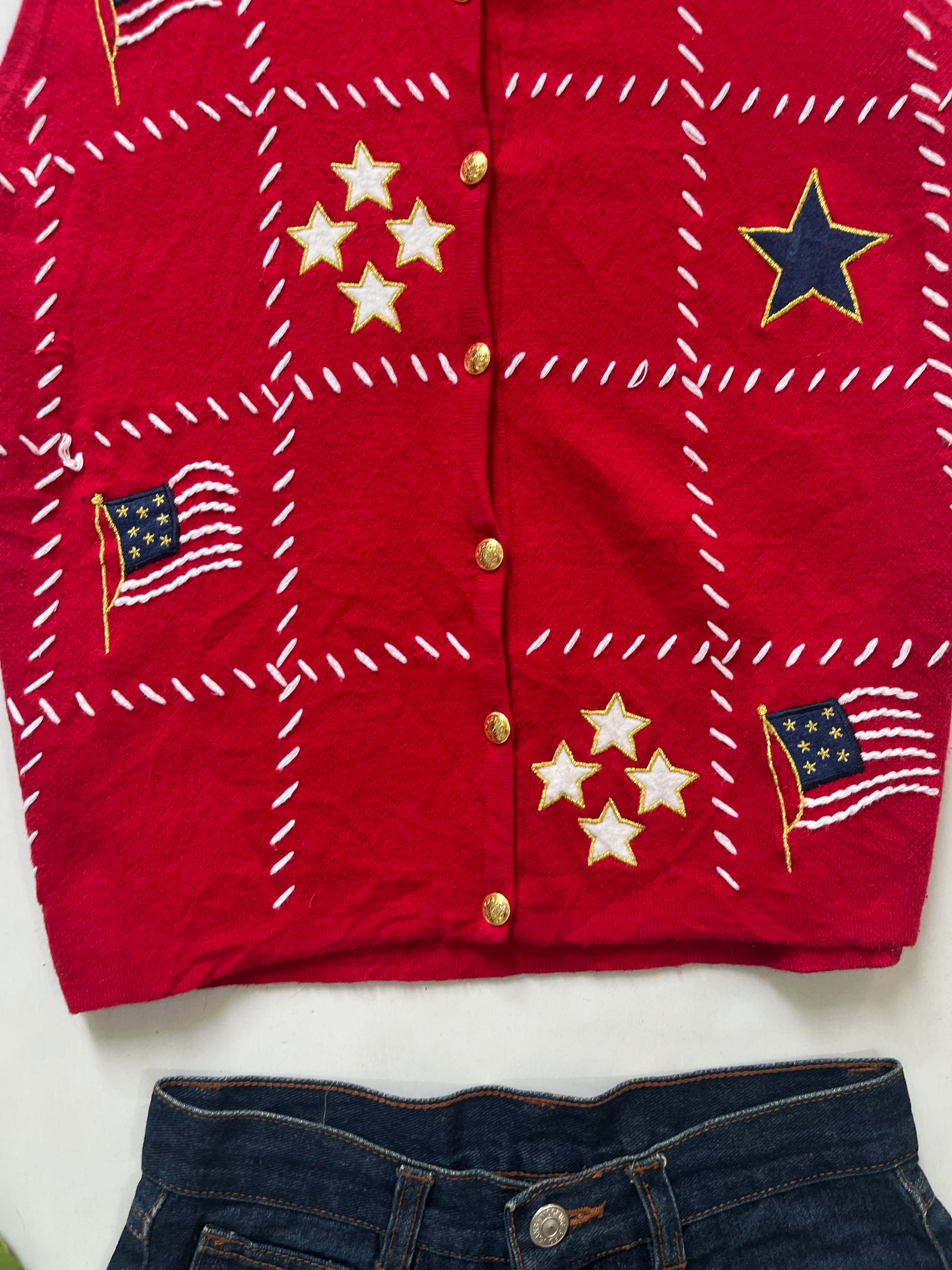 Christmas Sweater Vest-Bust 34 - Image 3