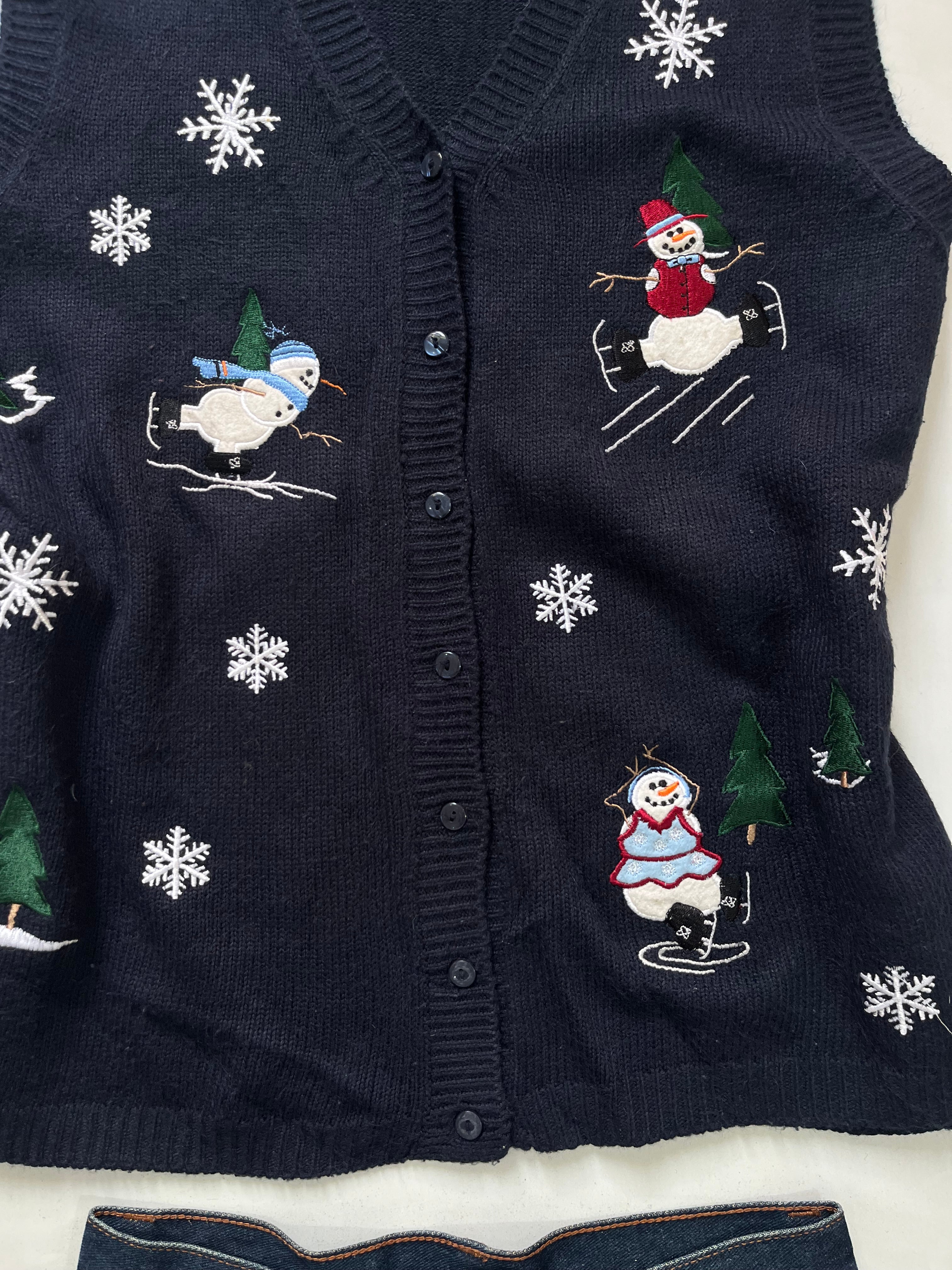 Christmas Sweater Vest-Bust 40 - Image 3