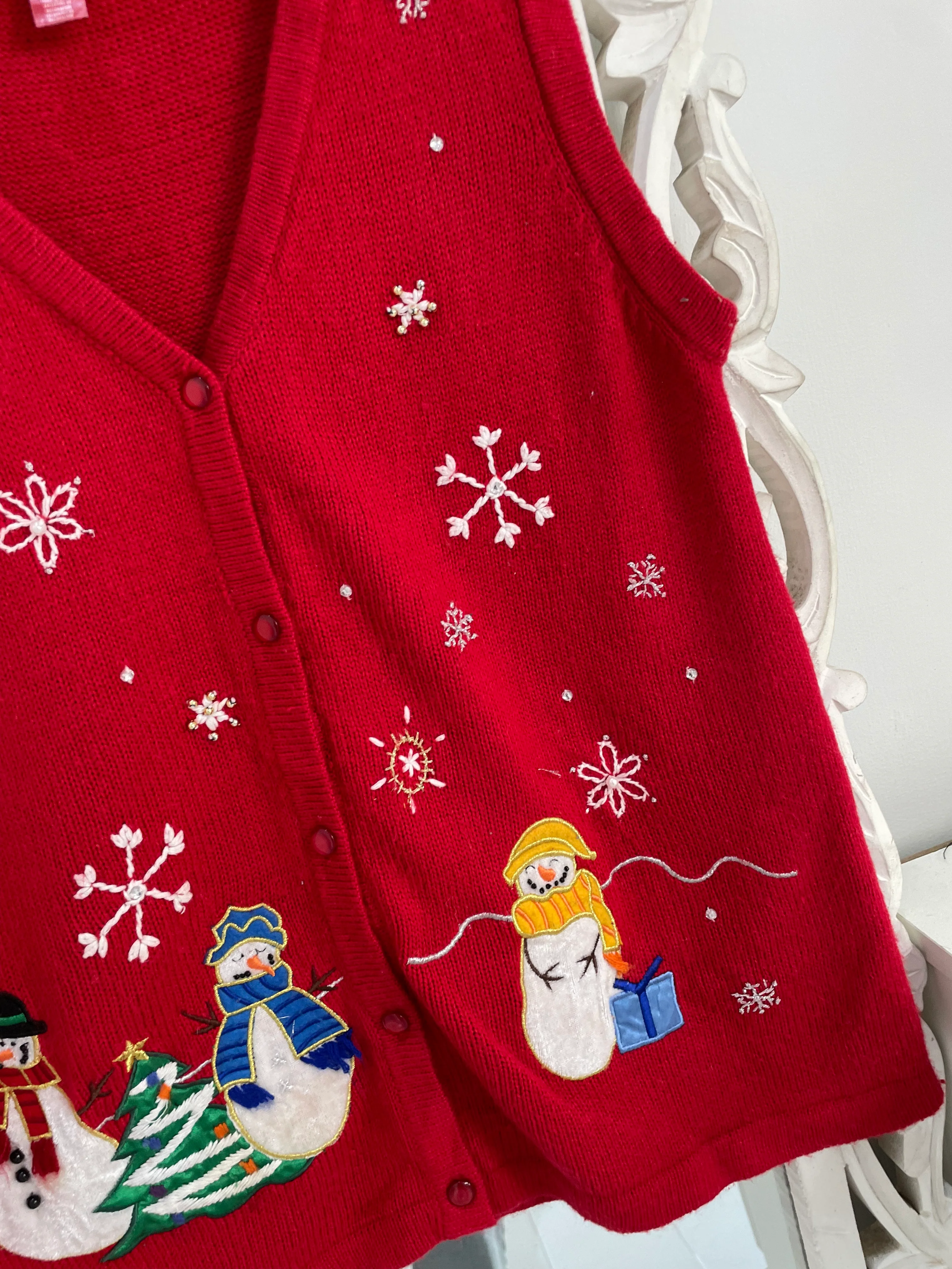 Christmas Sweater Vest-Bust 38 - Image 3