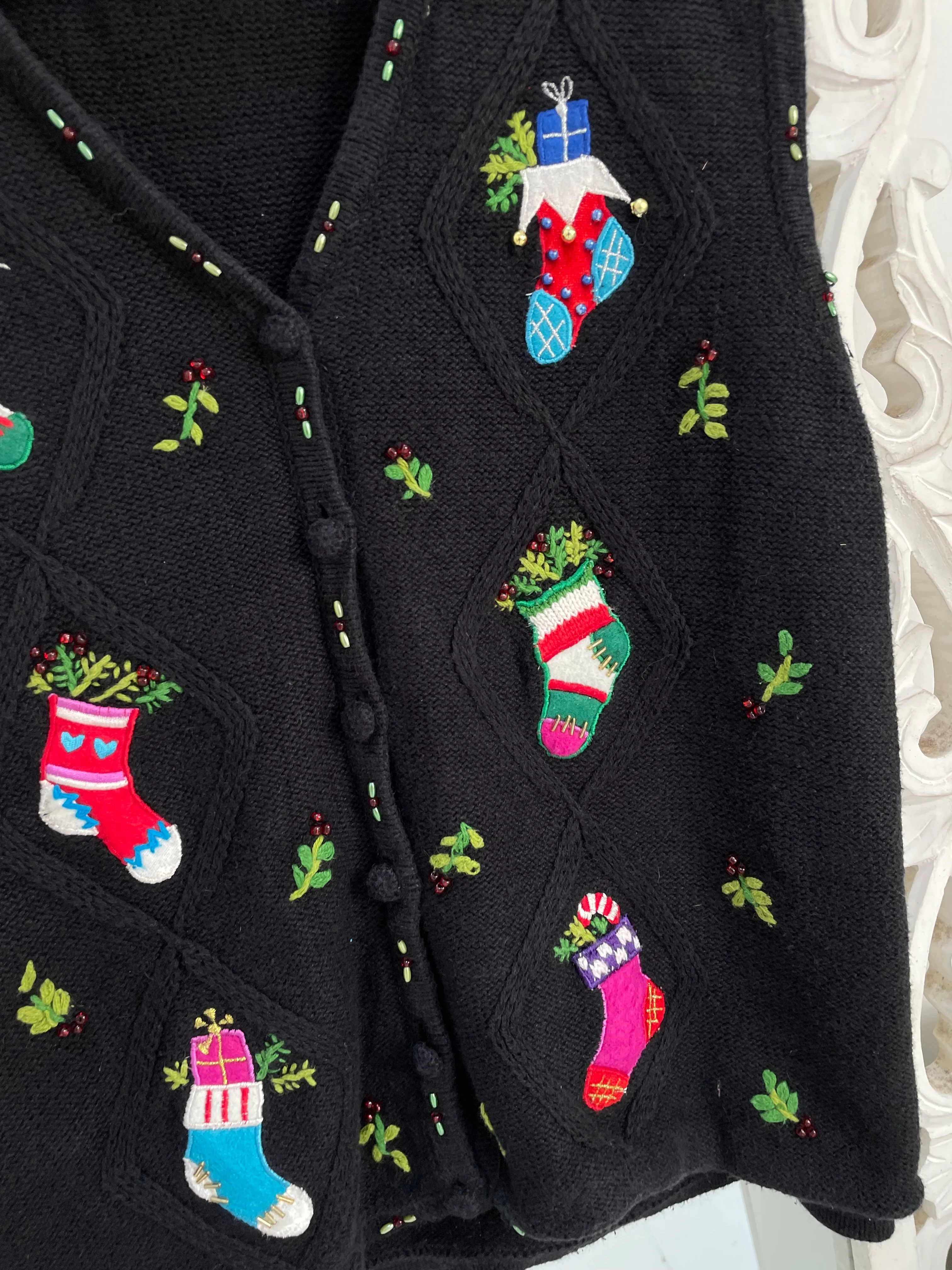 Christmas Sweater Vest-Bust 40 - Image 3