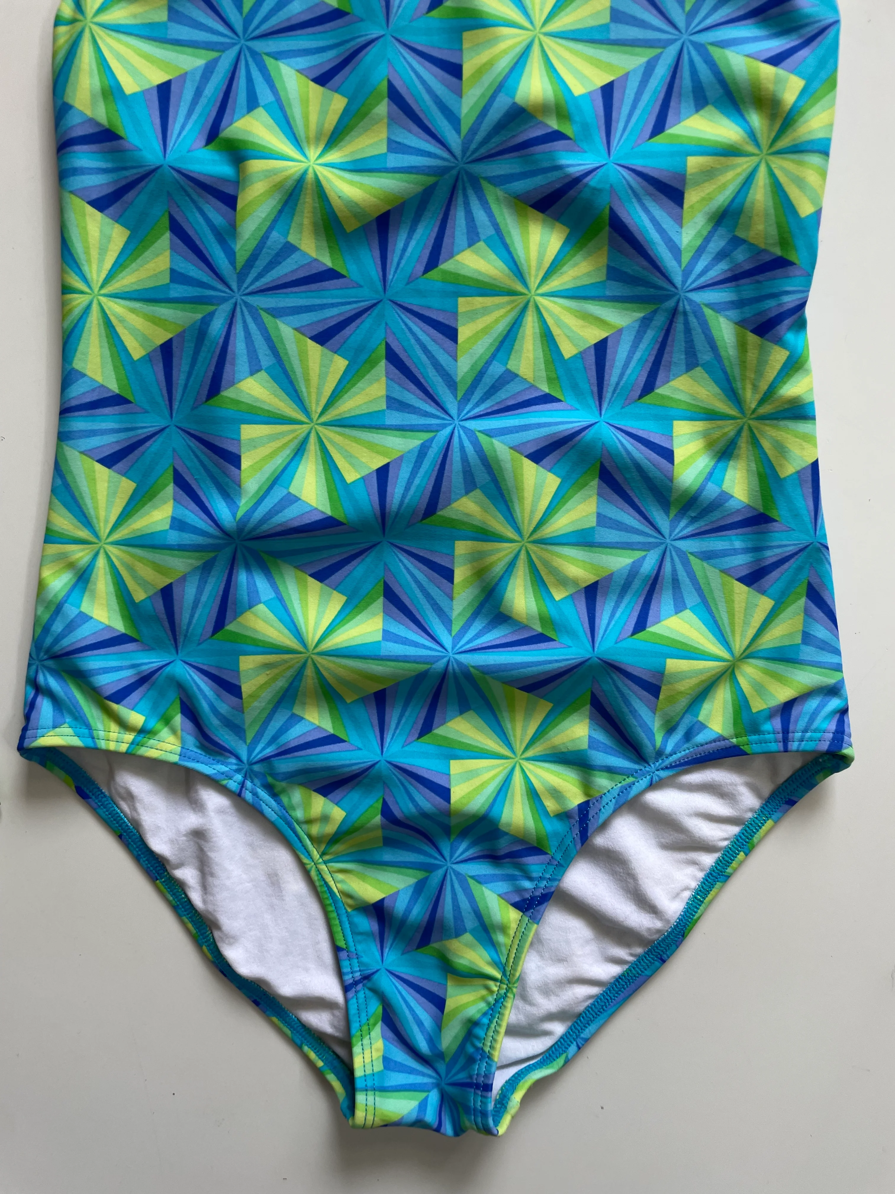 SPEEDO CHRYSOCOLLA BLUE & GREEN SWIMWEAR - BUST 28 TO 30 - Image 3