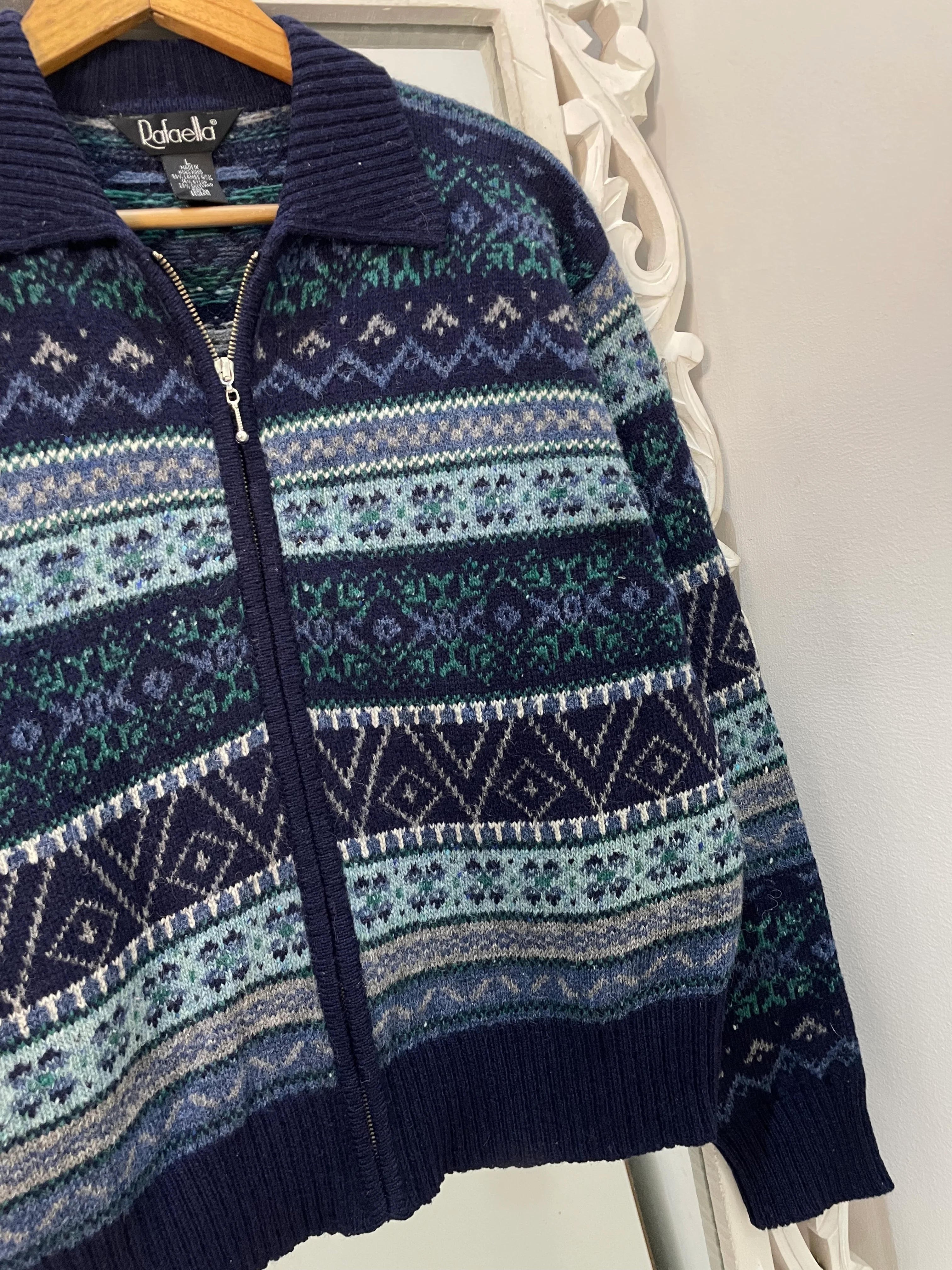 Lambswool Chunky Pinterest Sweater-Chest 44 - Image 3