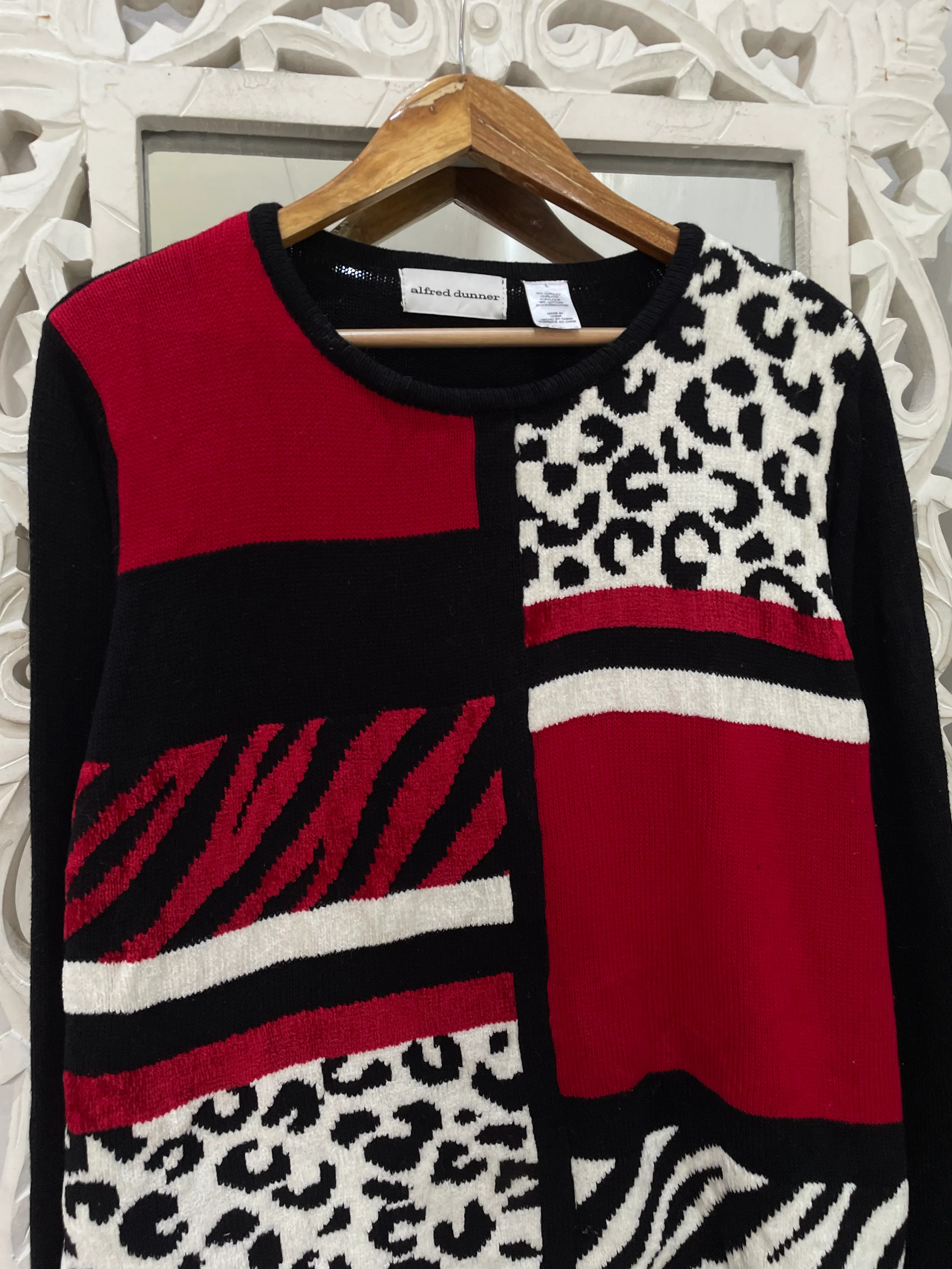 Alfred Dunner Chunky Pinterest Sweater-Chest 44 - Image 2