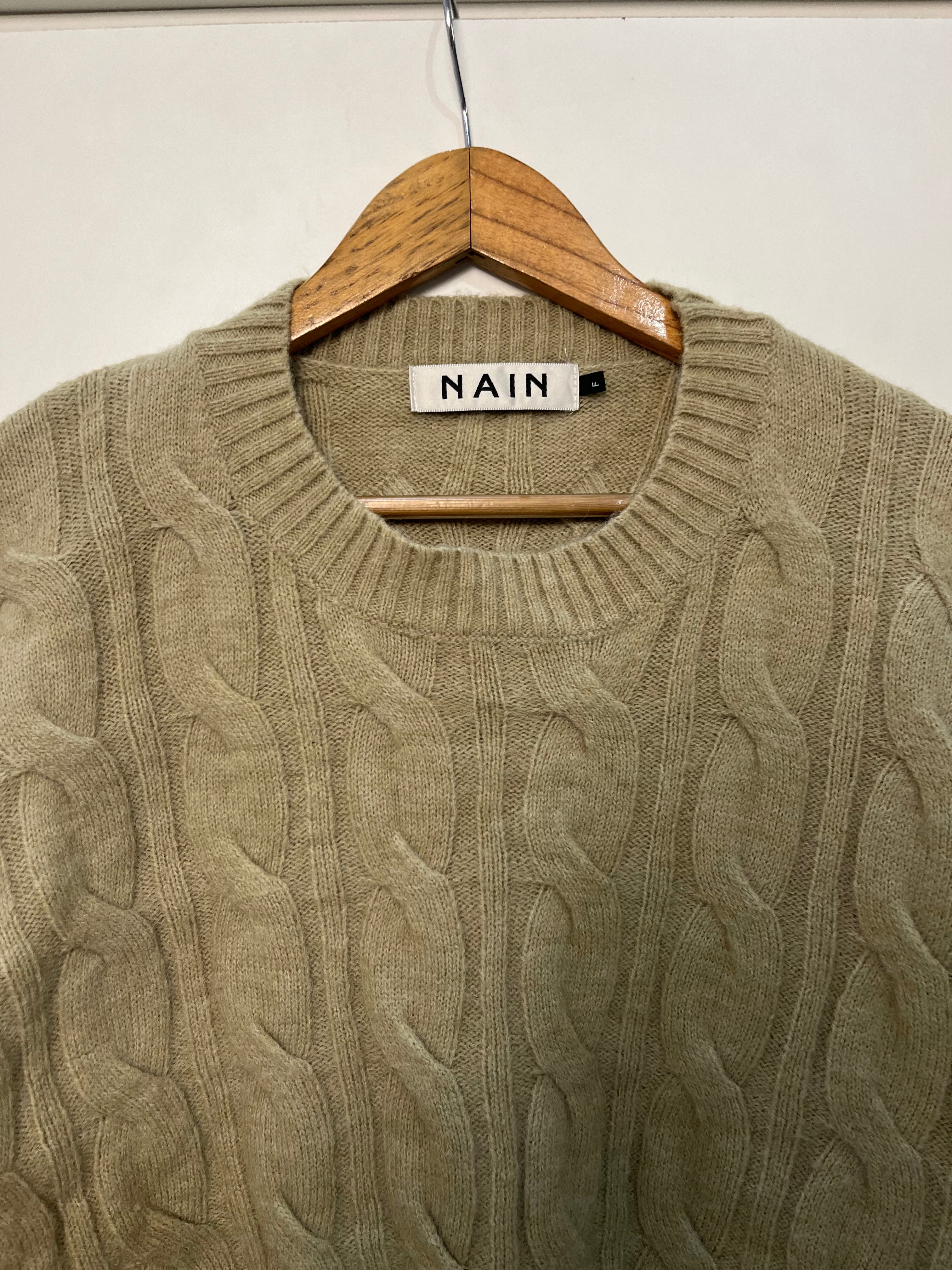 Cable Knit Chunky Soft Sweater-Bust 46 - Image 2
