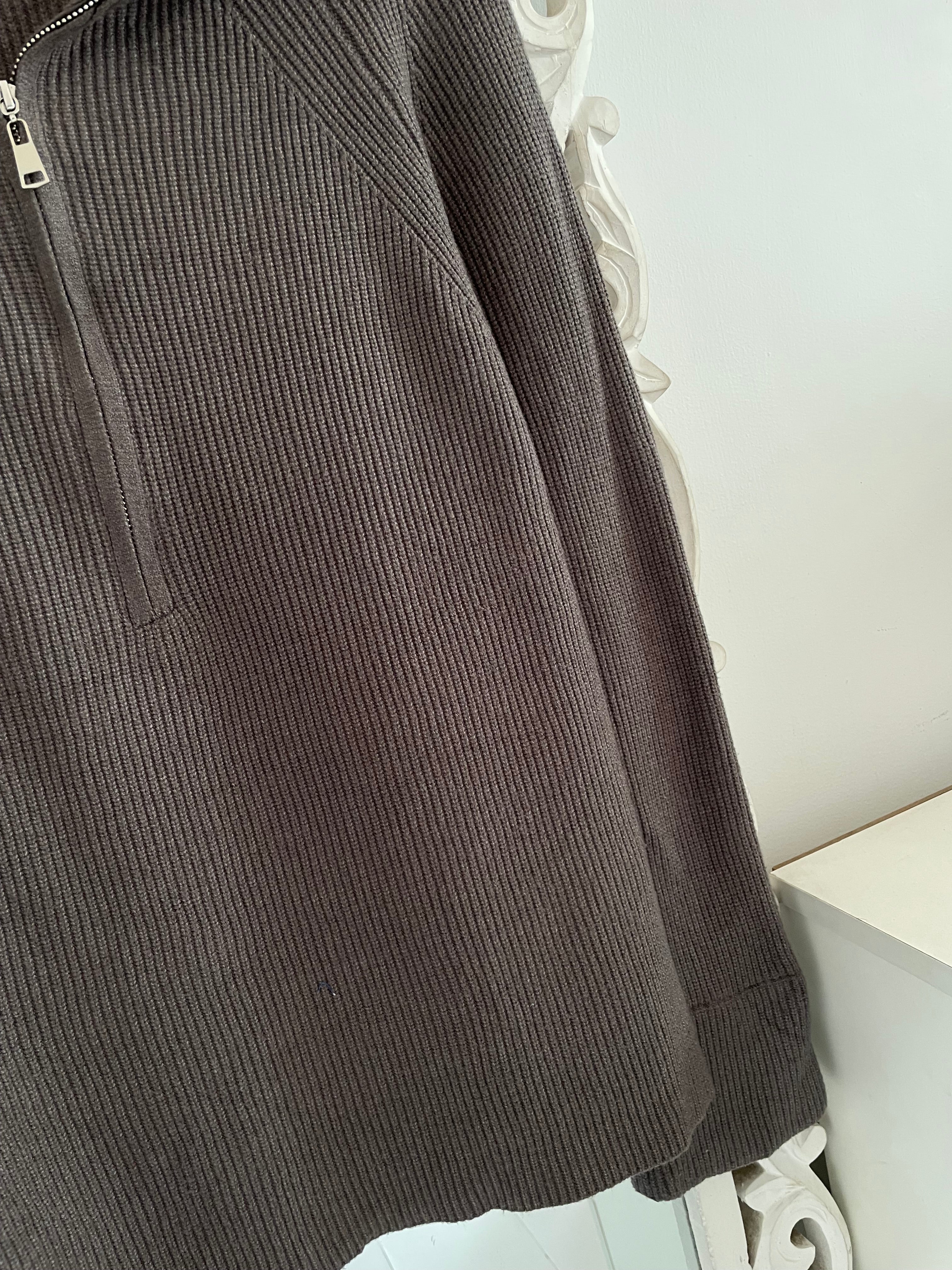 Korean Olive Chunky Soft Sweater-Chest 40 - Image 3