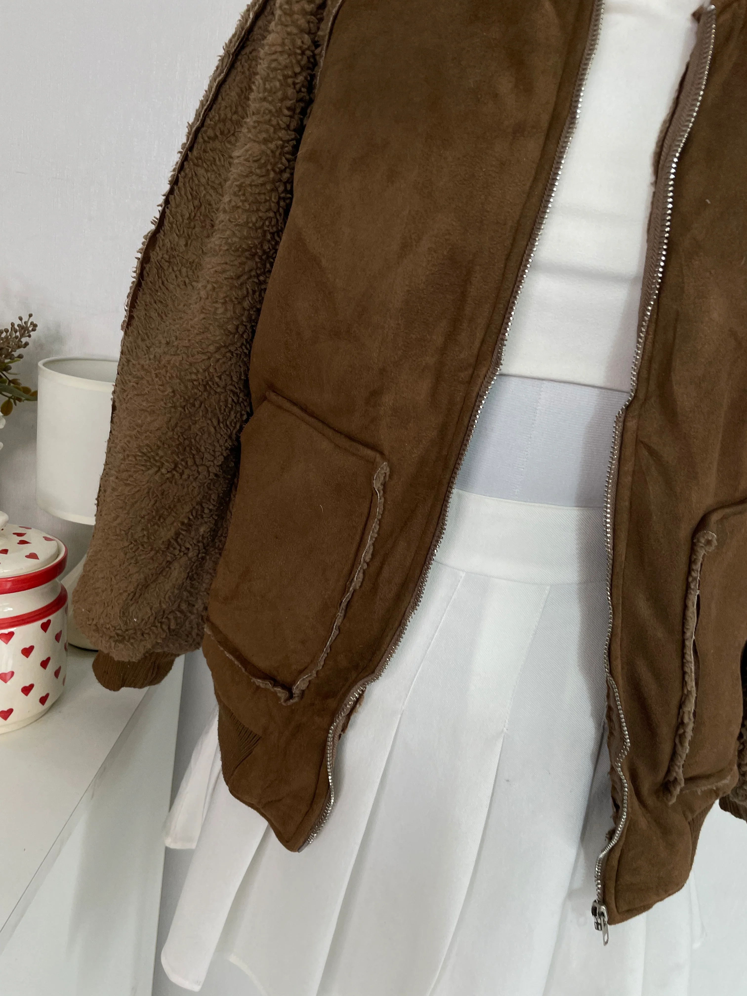 Super Duper Thick Suede Fur Jacket - Bust 34 to 36 - Image 3