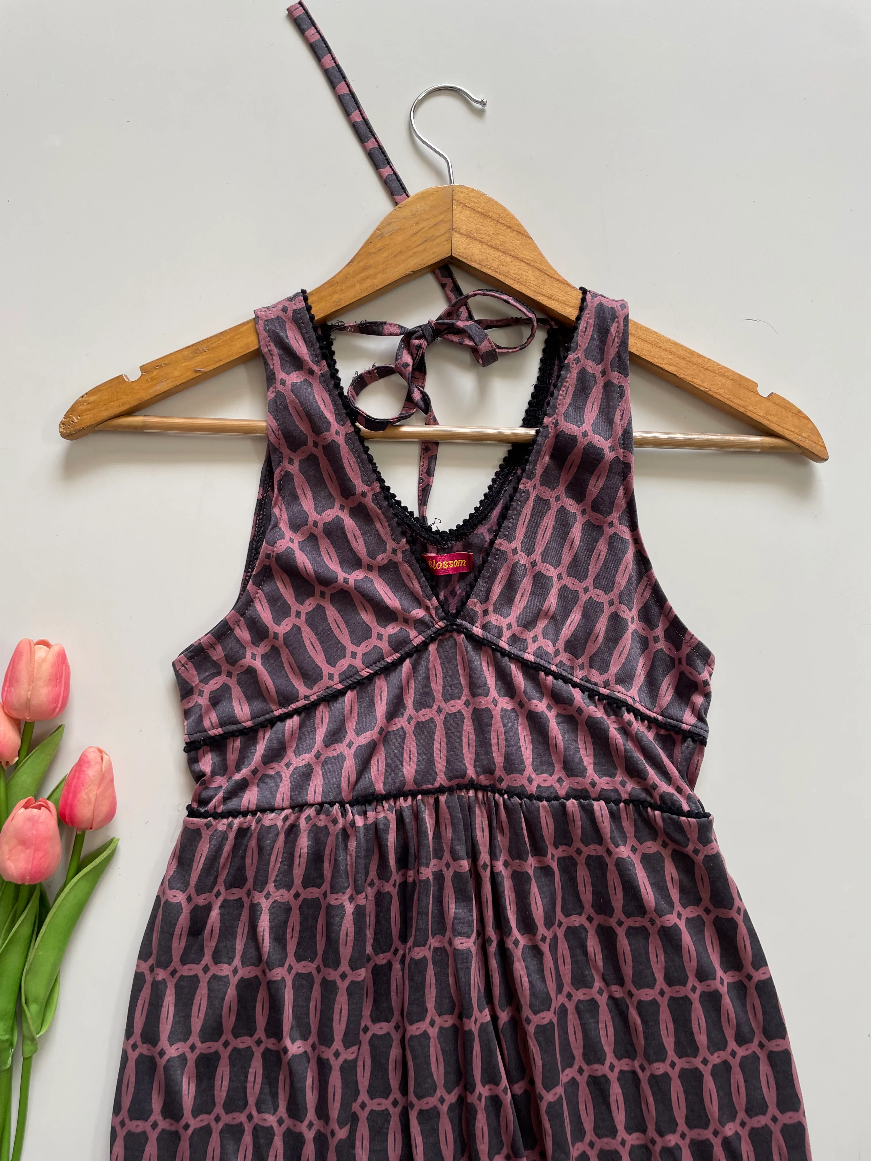 BLOSSOM LACE VINTAGE DRESS - BUST 28 TO 30 - Image 2
