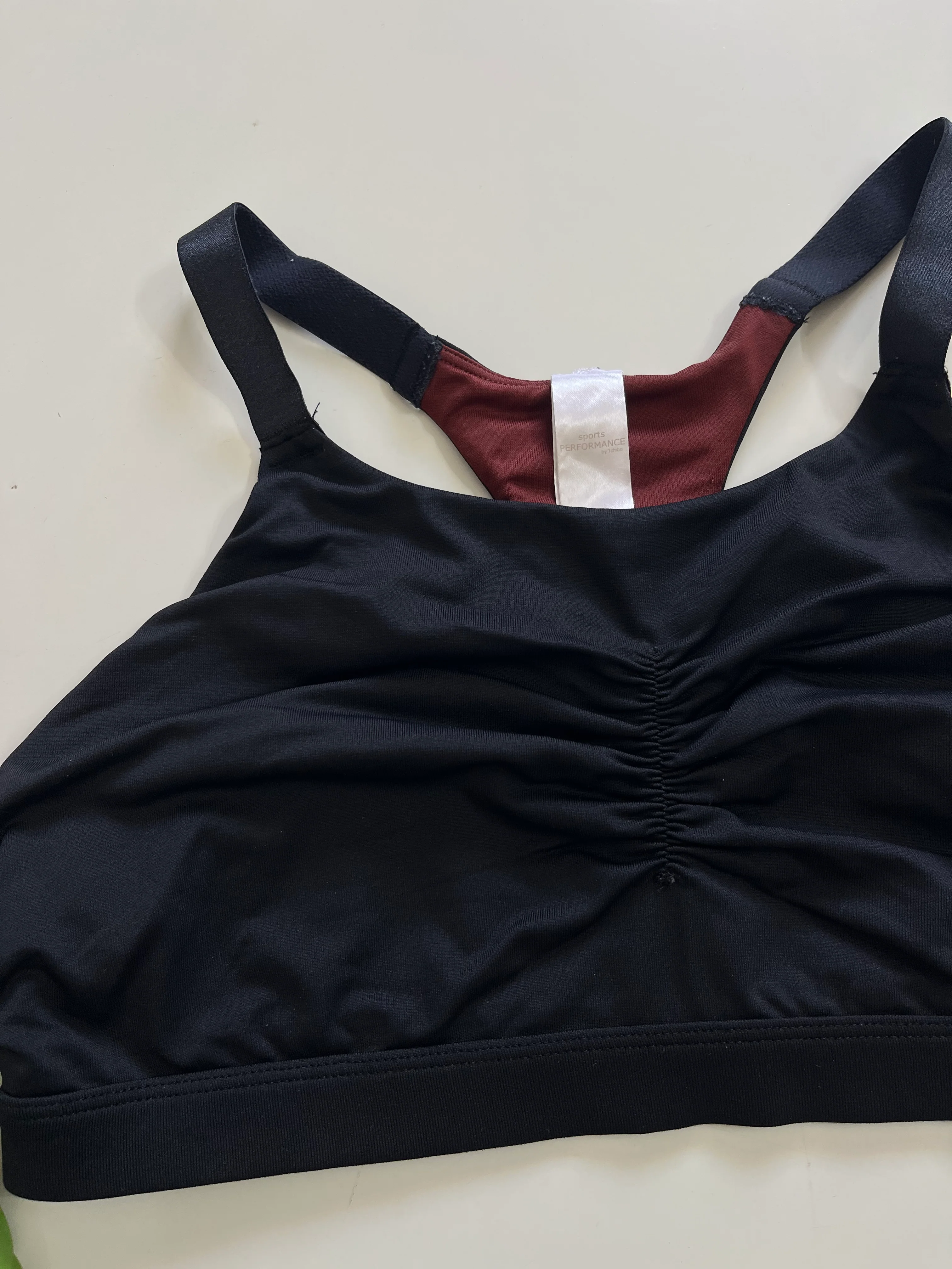 BLACK SPORTS BRA - BUST 32 TO 34 - Image 2