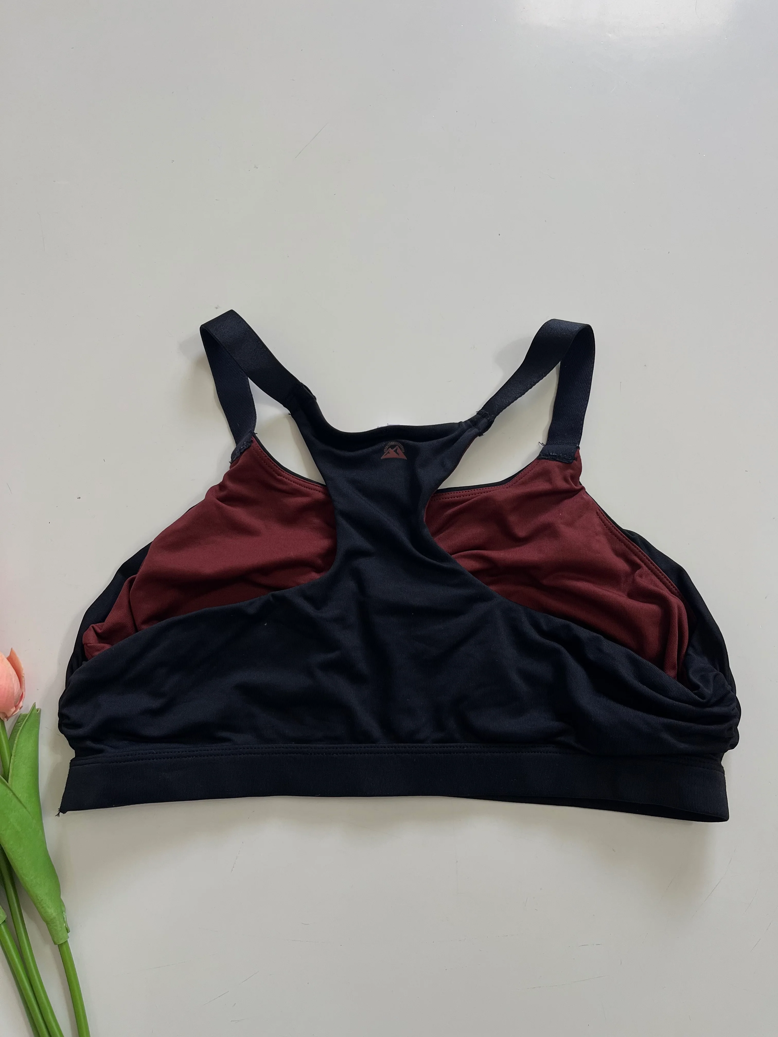 BLACK SPORTS BRA - BUST 32 TO 34 - Image 3