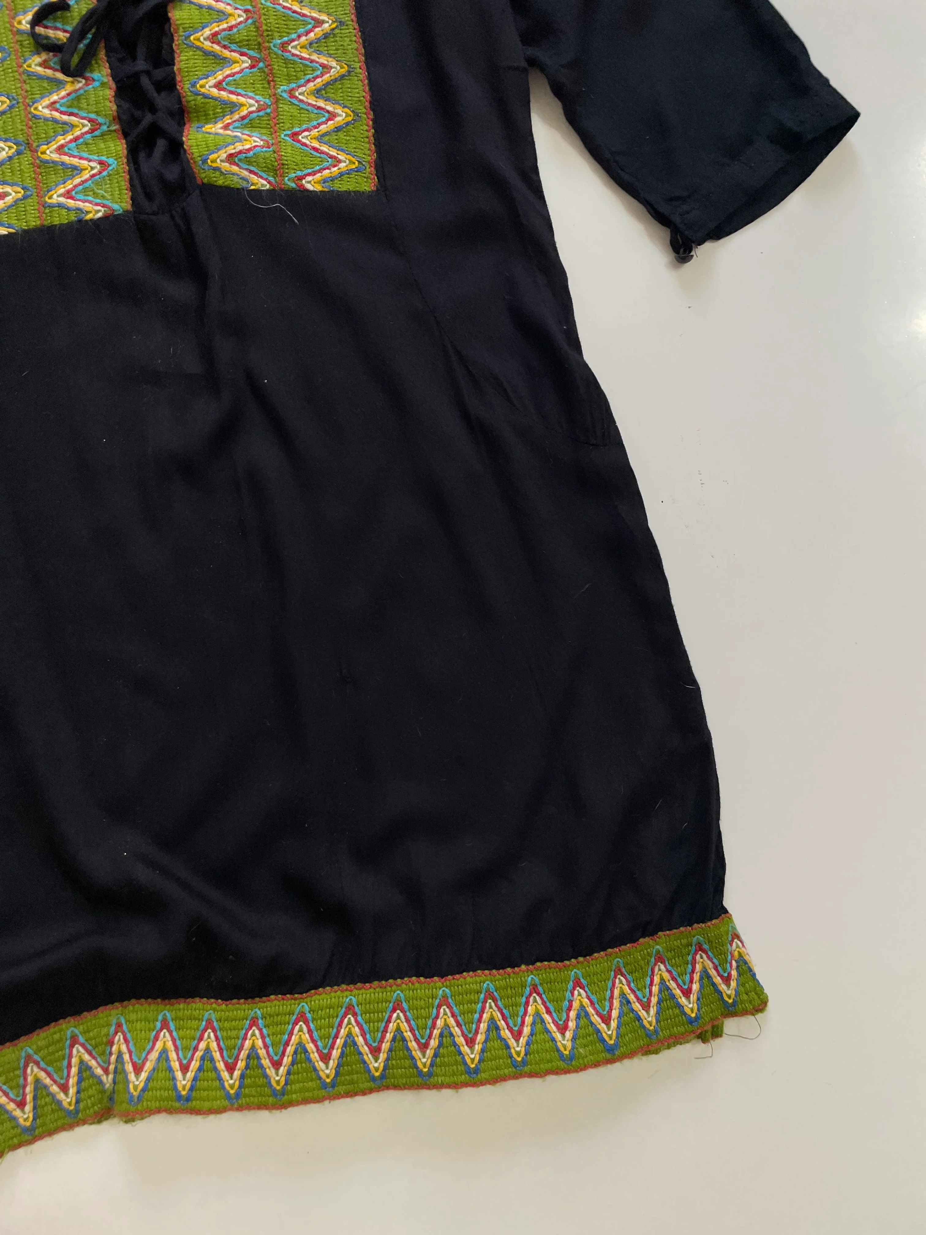 BLACK KURTI - BUST 38 - Image 3
