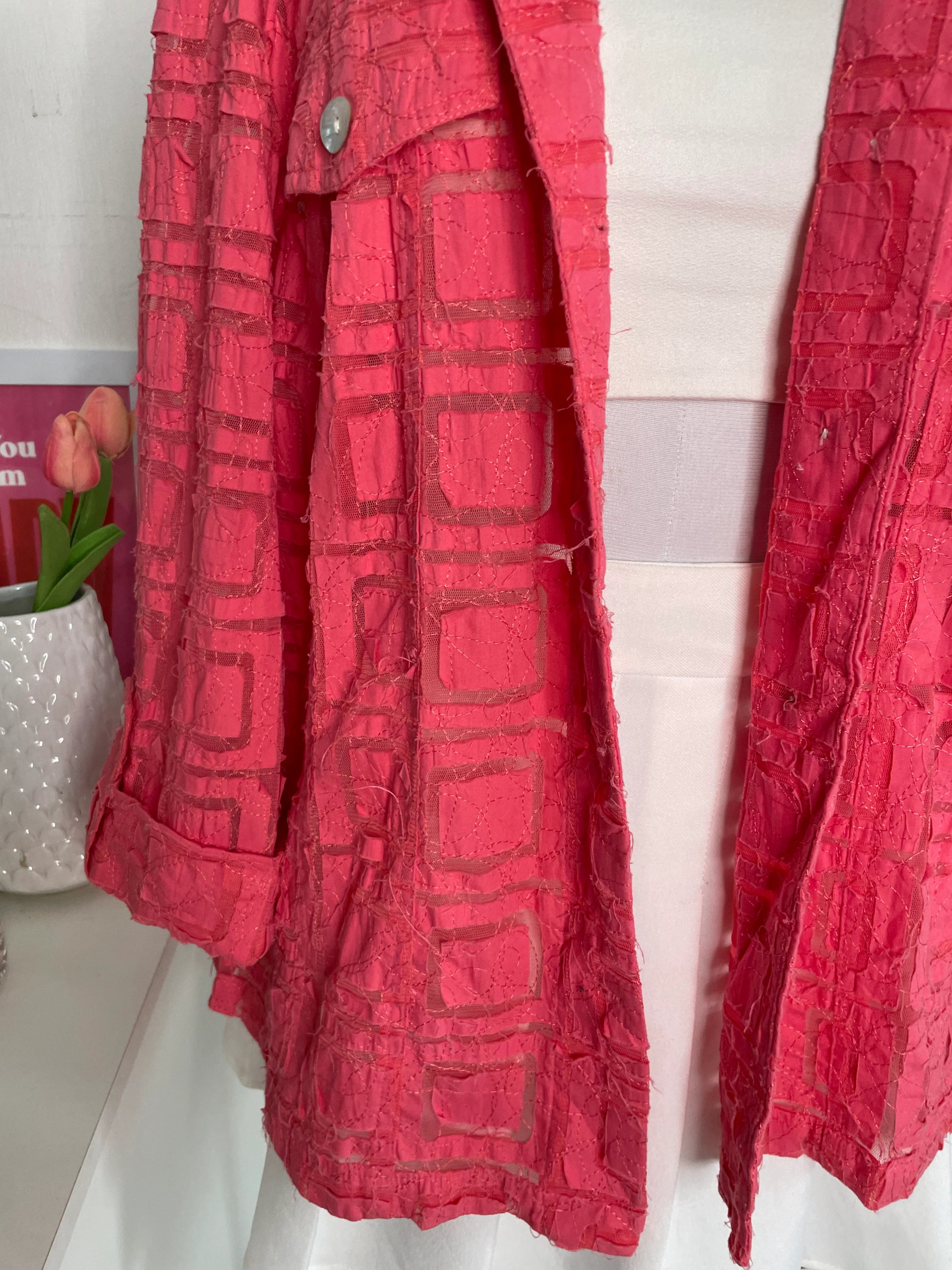 RUBY RD SEMI SHEER SHIRT - BUST 48 - Image 3