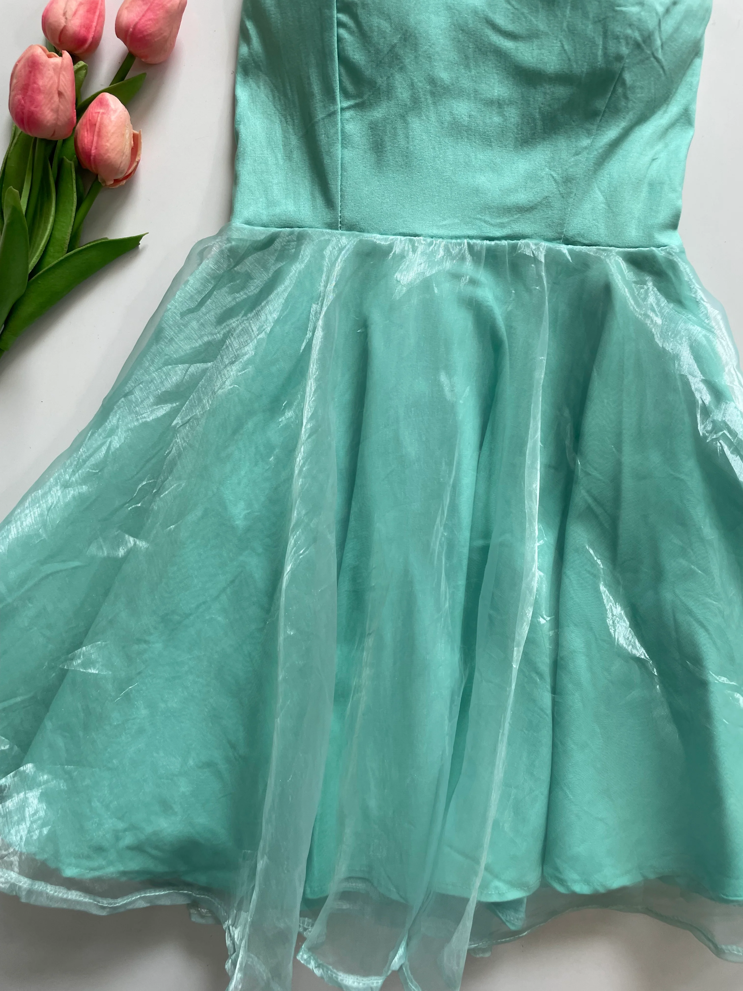 ORGANZA OFF SHOULDER DRESS - BUST 26 TO 30 - Image 3