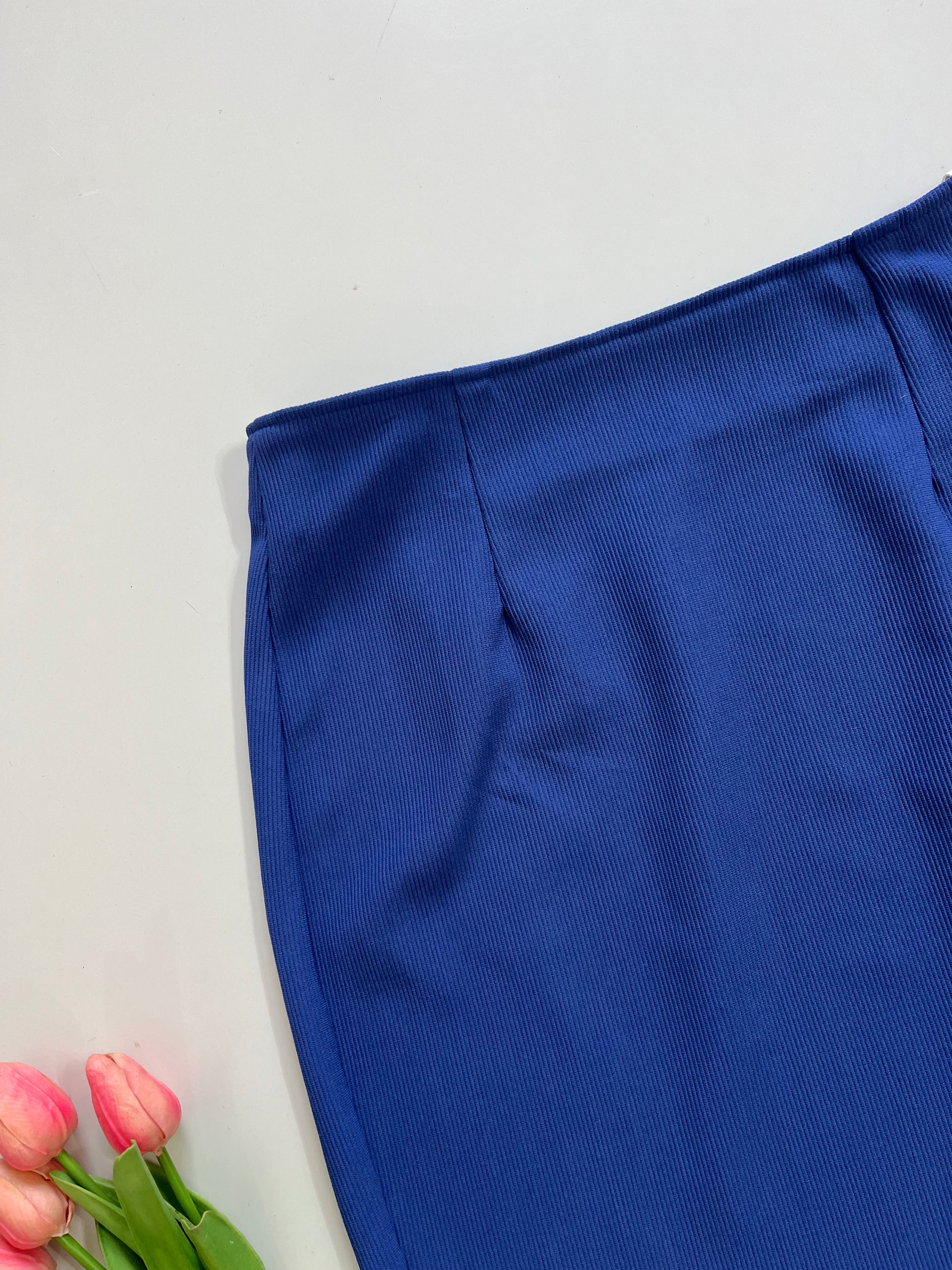 DEEP BLUE SKIRT - WAIST 26 - Image 2