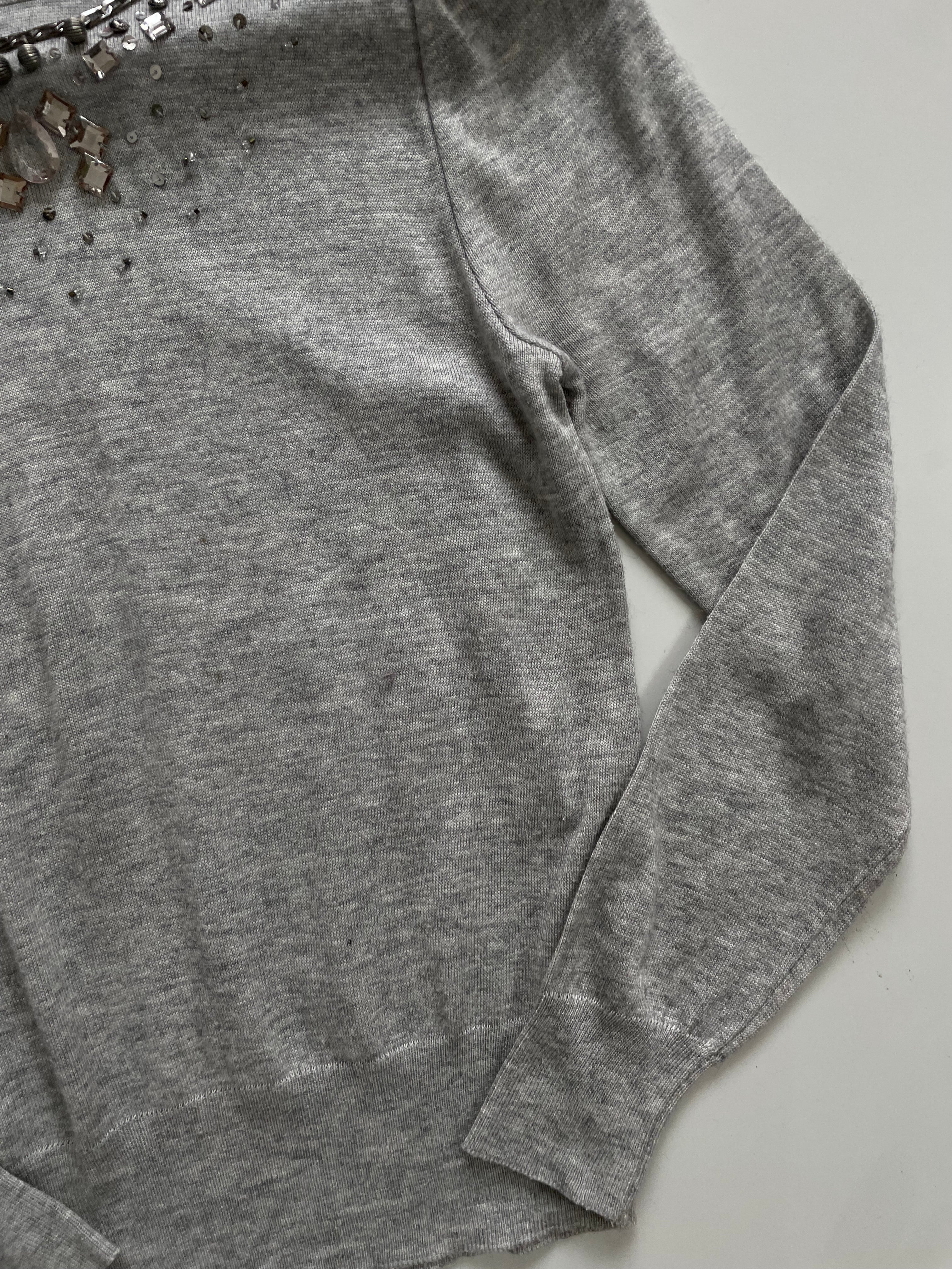 GREY STONES KNIT - BUST 32 TO 34 - Image 3