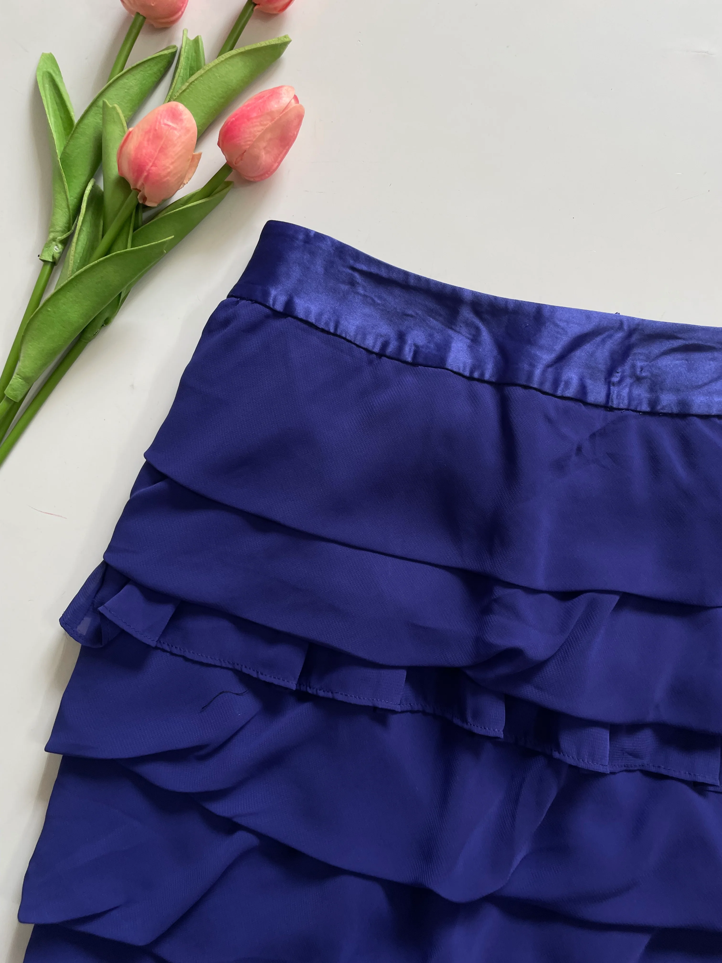LINE RUFFLE SKIRT - WAIST 26 - Image 2