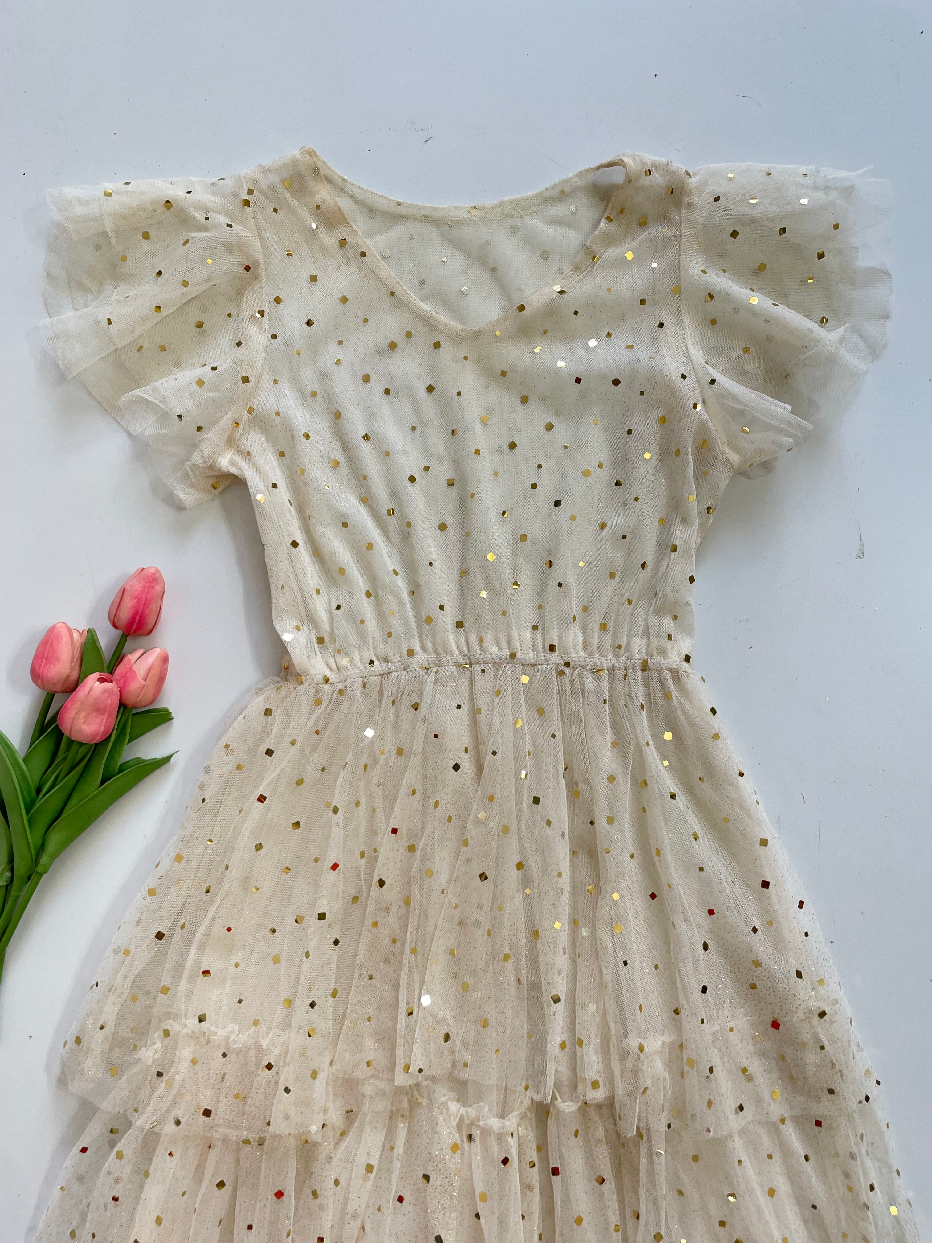 SPARKLES SHEER DRESS - BUST 30 TO 32 - Image 2