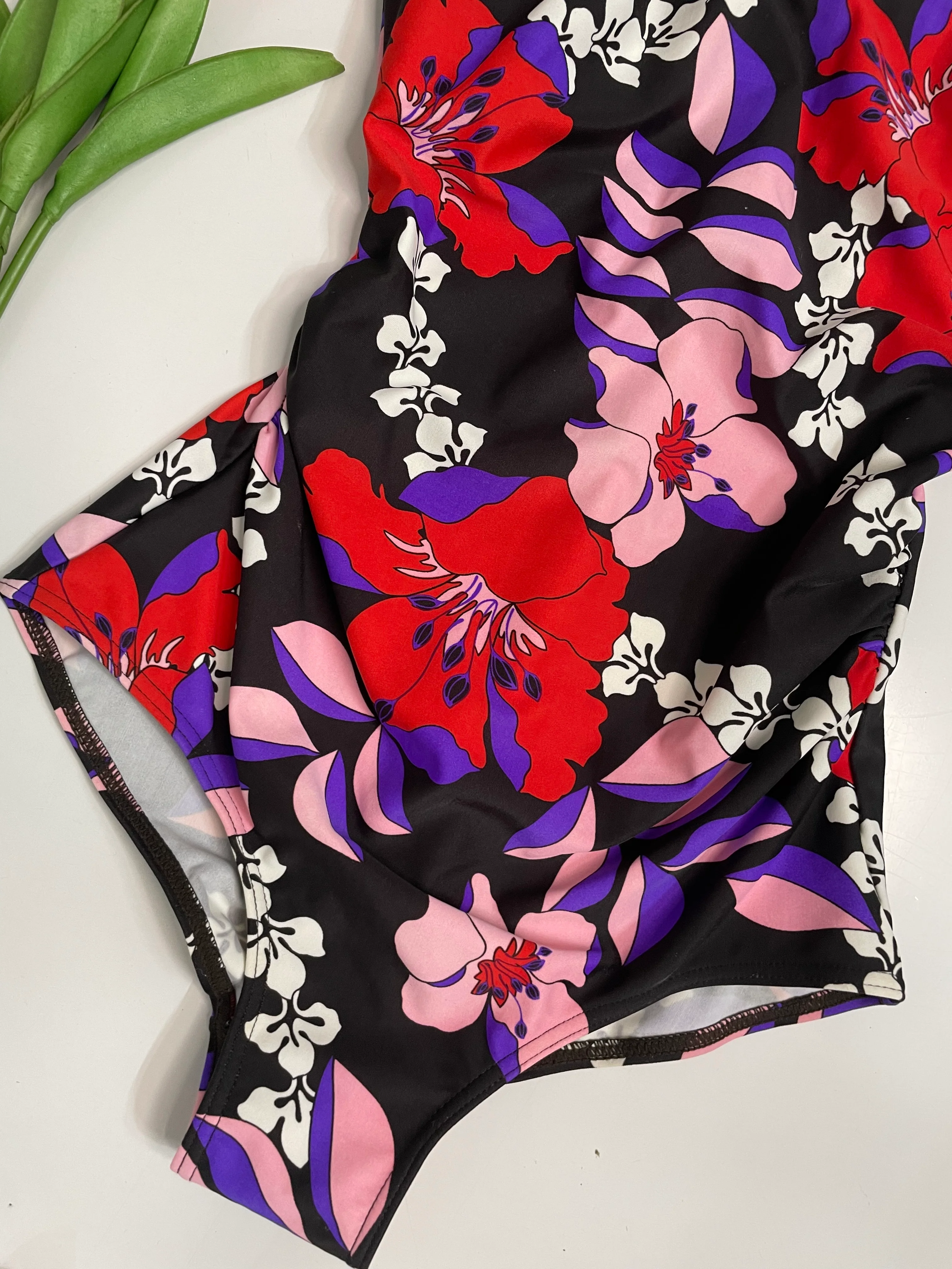 COFFEE PRINTED SWIMSUIT - BUST 30 to 34 - Image 3