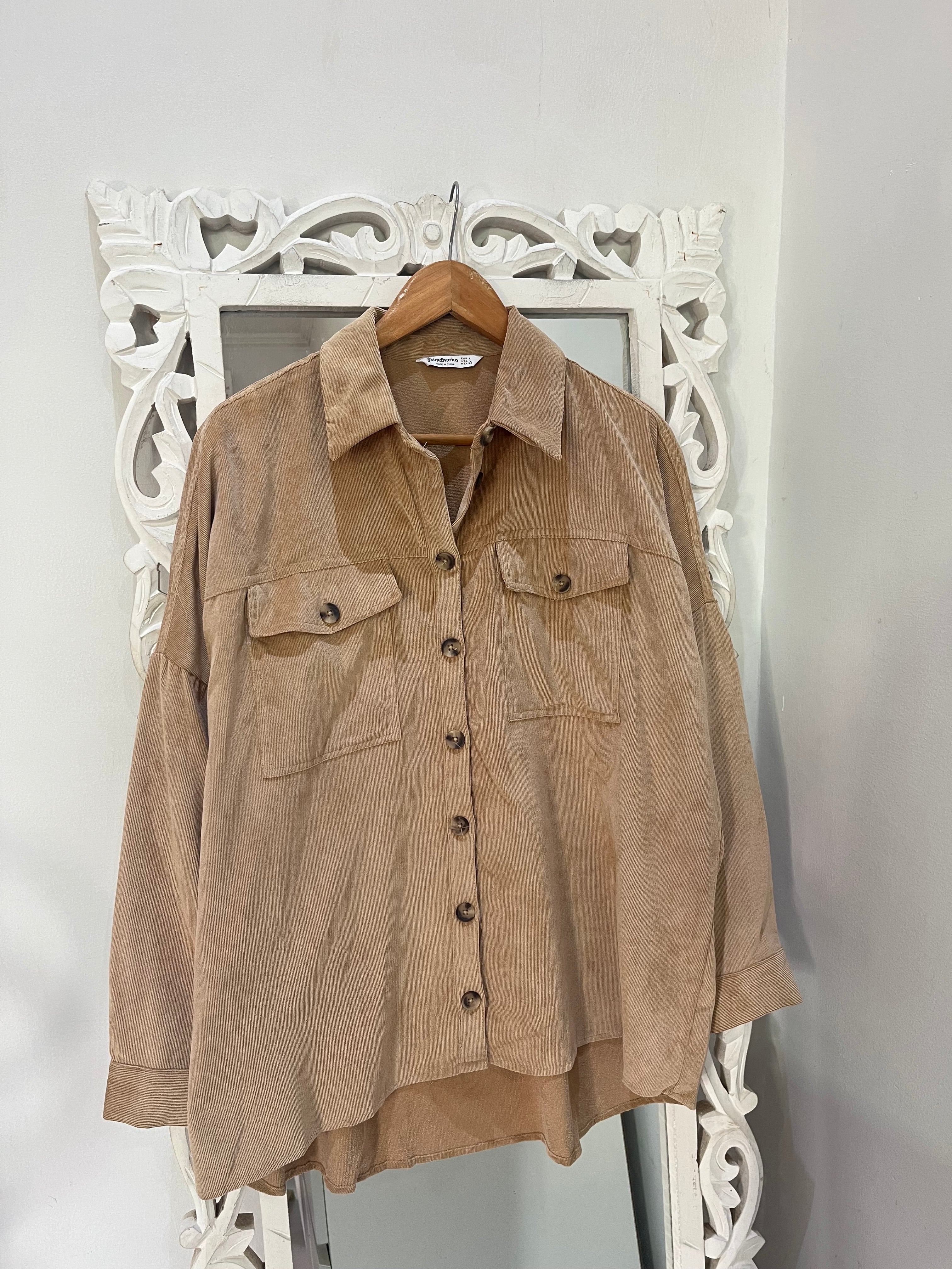 Stradivarius Corduroy Shirt-Chest 52