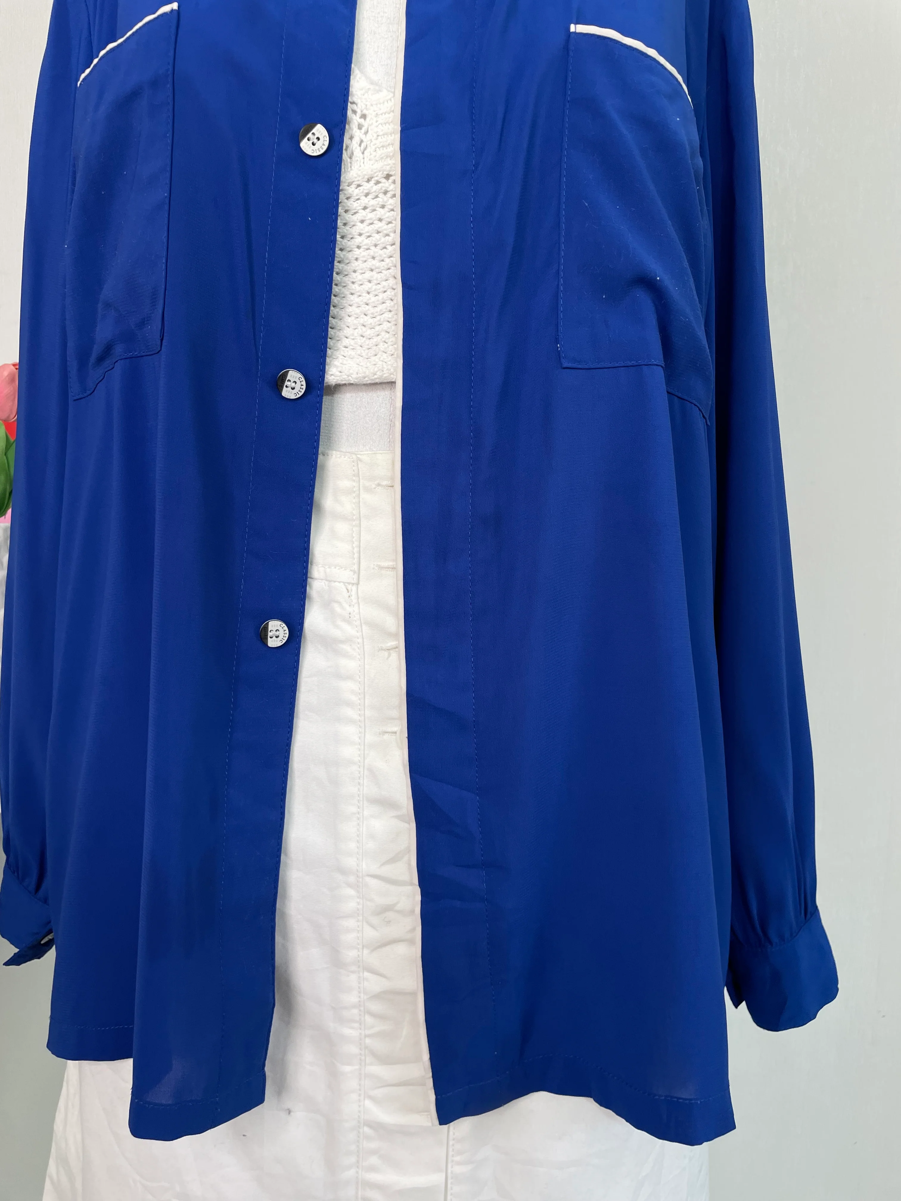 Blue Shirt-Chest 46 - Image 3