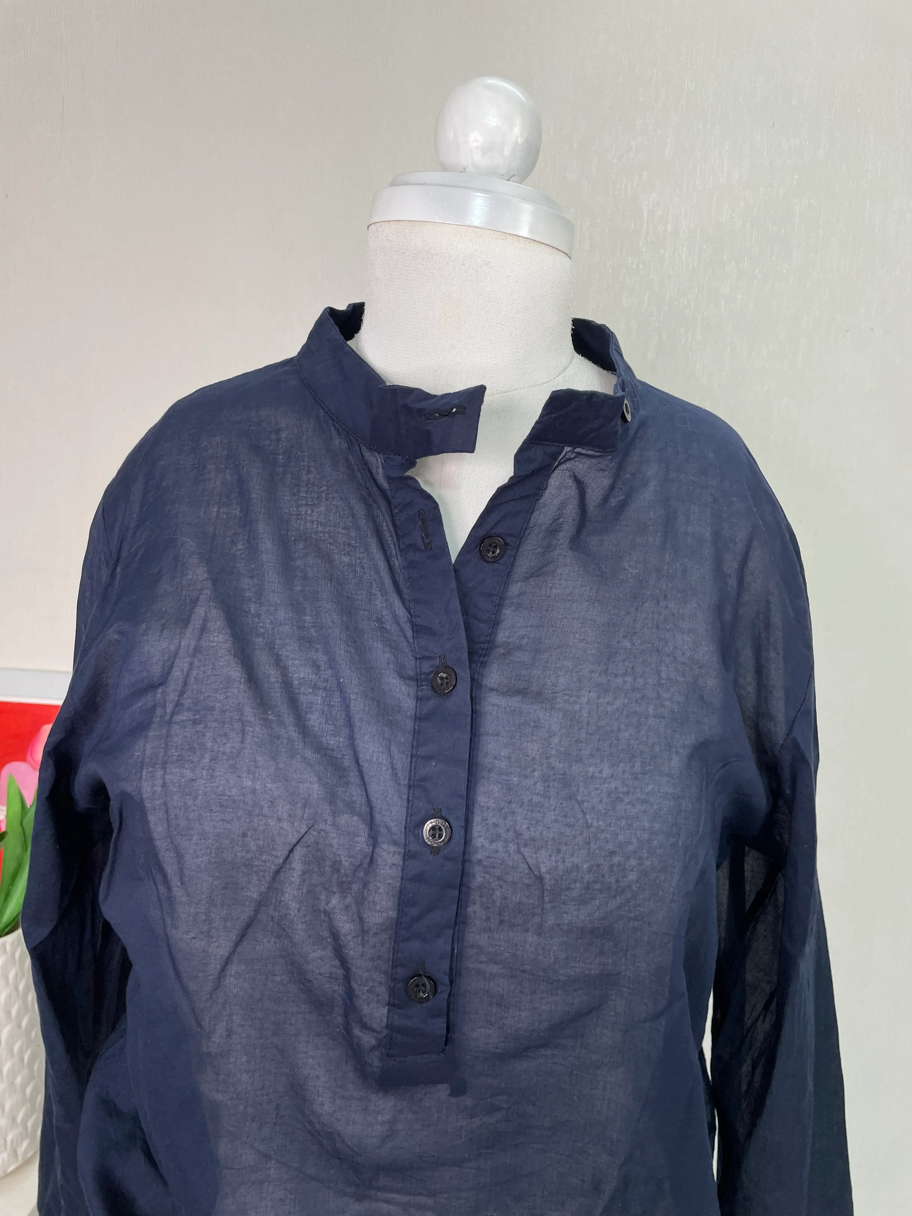Cotton Sheer Shirt-Chest 38 - Image 2