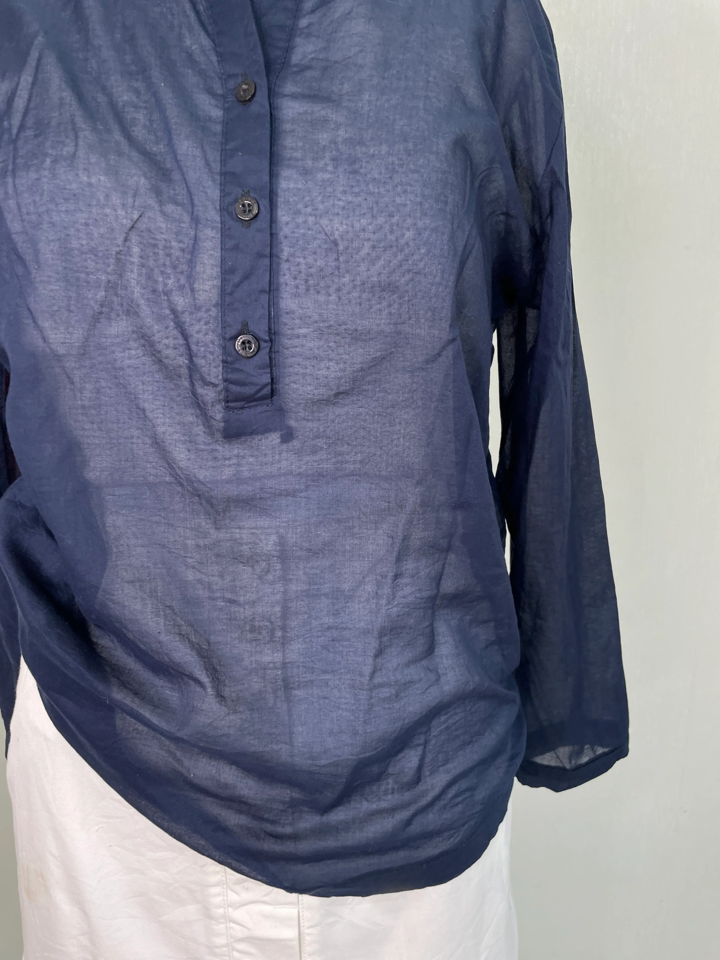 Cotton Sheer Shirt-Chest 38 - Image 3