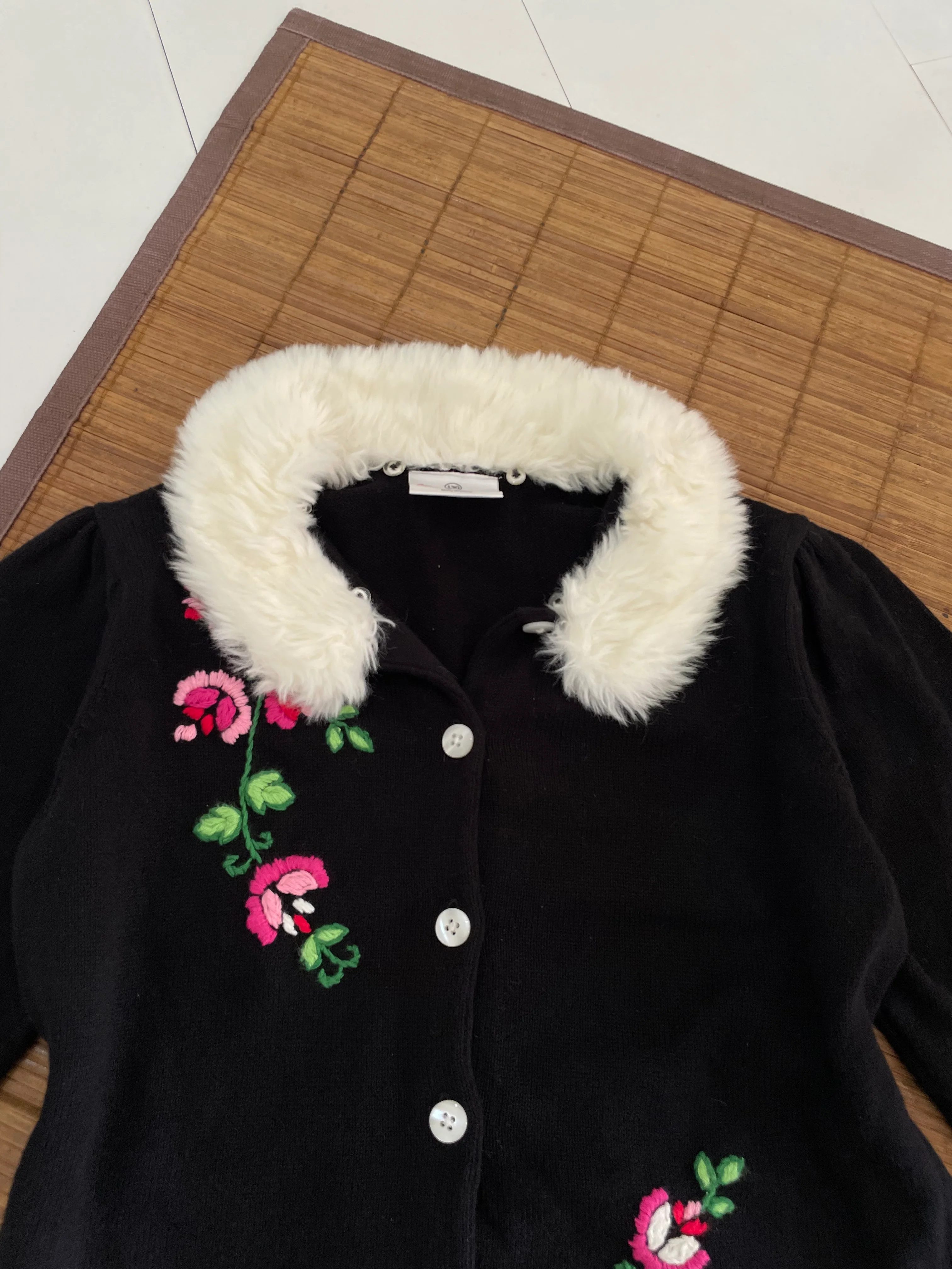 Cozy Winter Detachable Collar Top-Bust 32 - Image 2