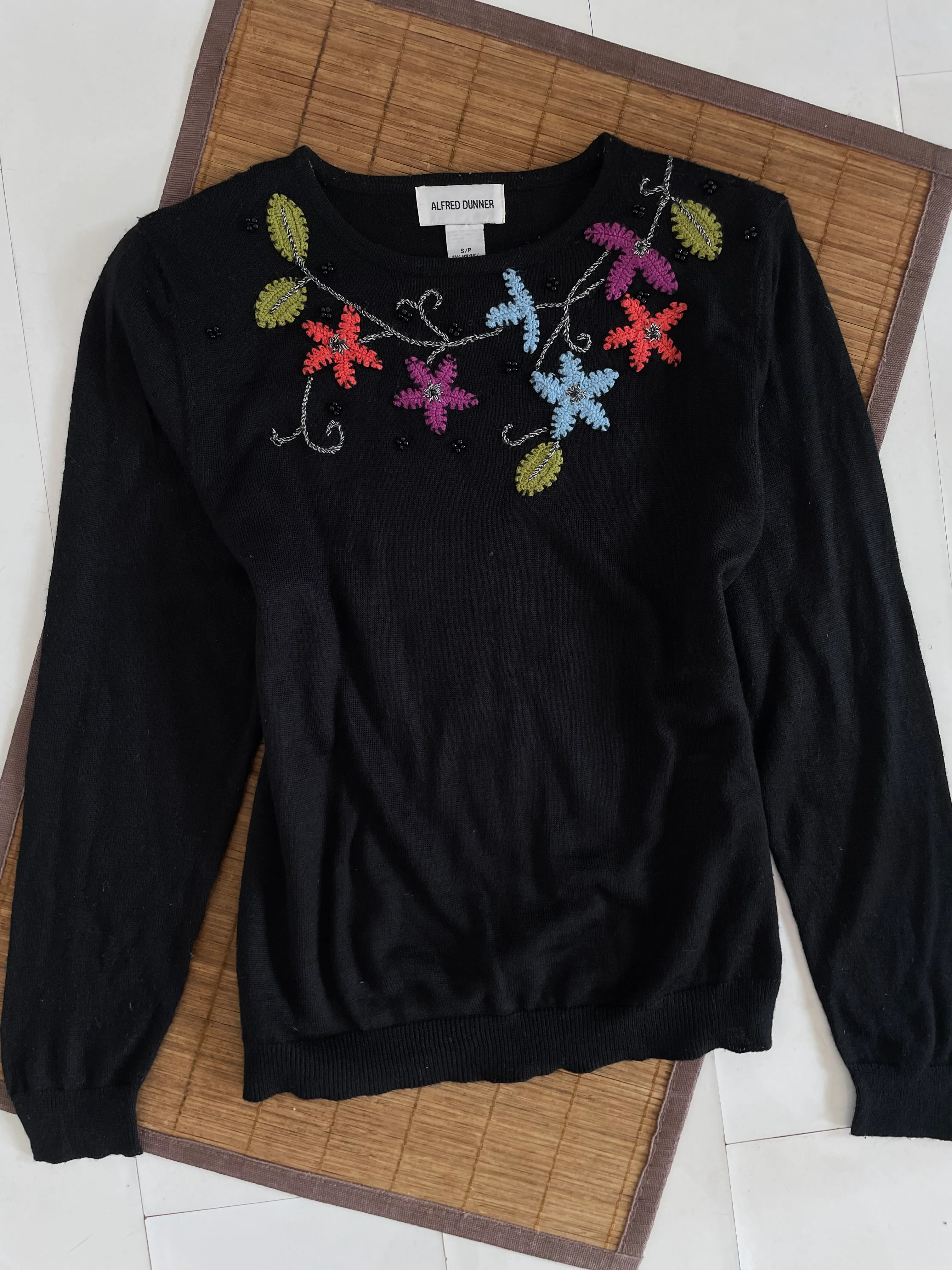 Alfred Dunner Cozy Winter Top-Bust 38
