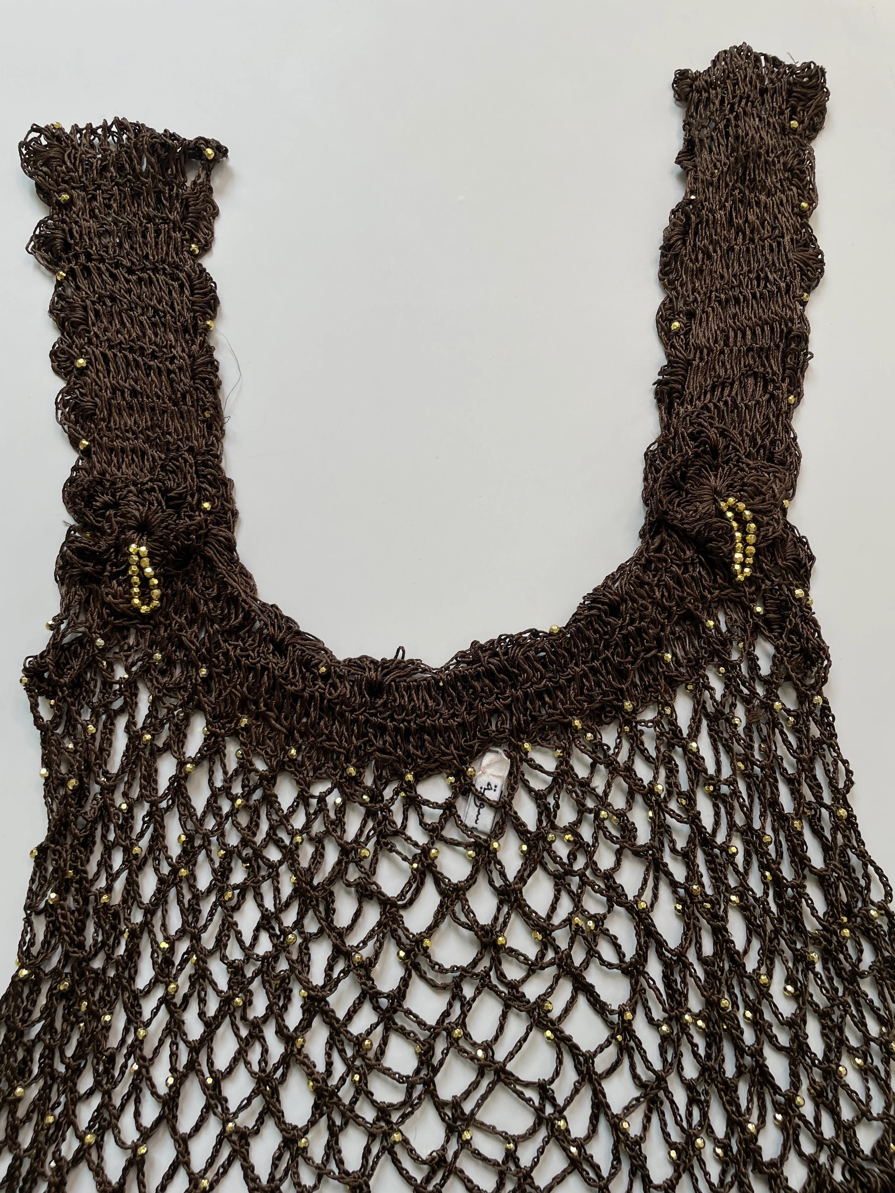 Rhinestone Crochet Top-Bust 26 to 30 - Image 2