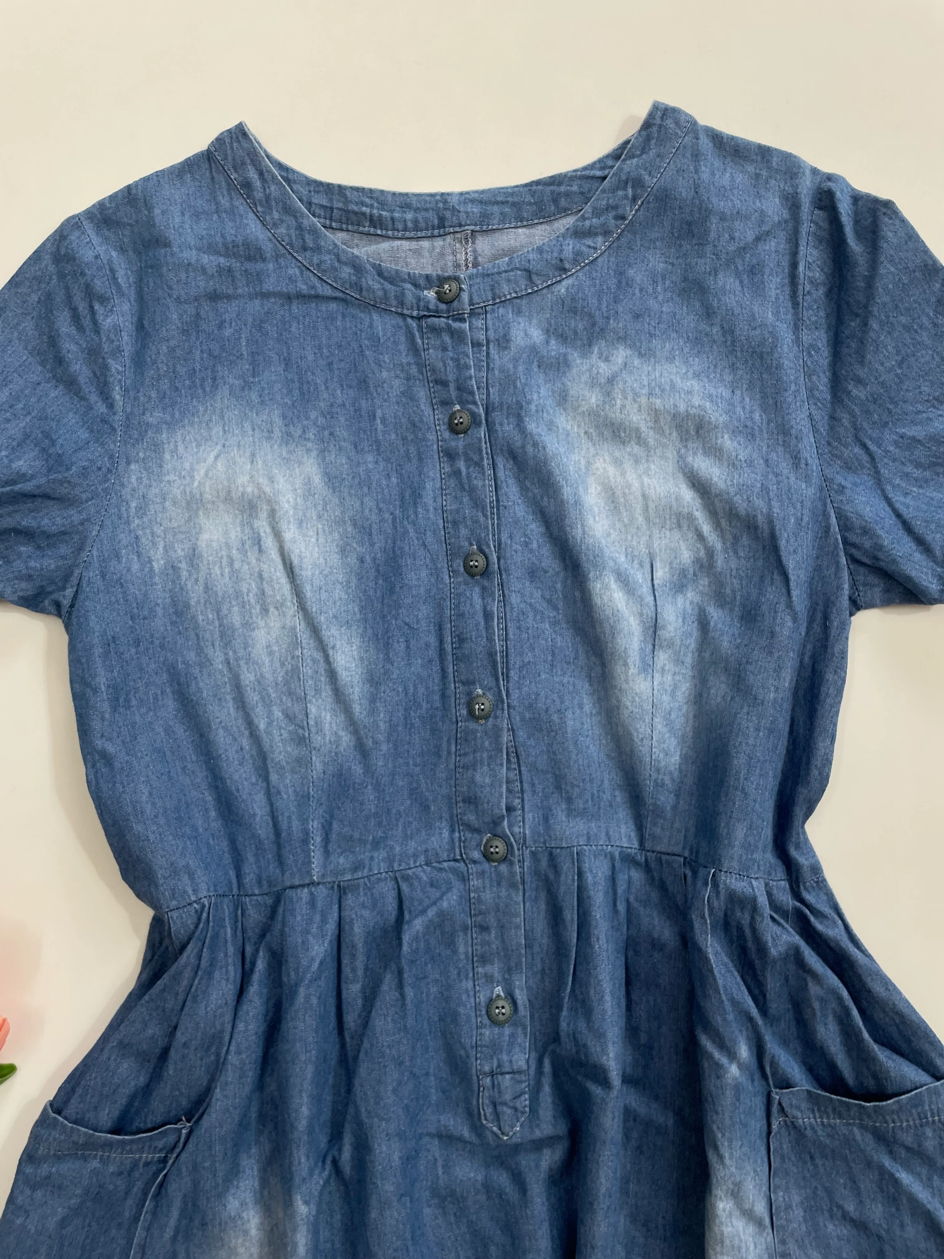 Denim Dress-Bust 34 - Image 2